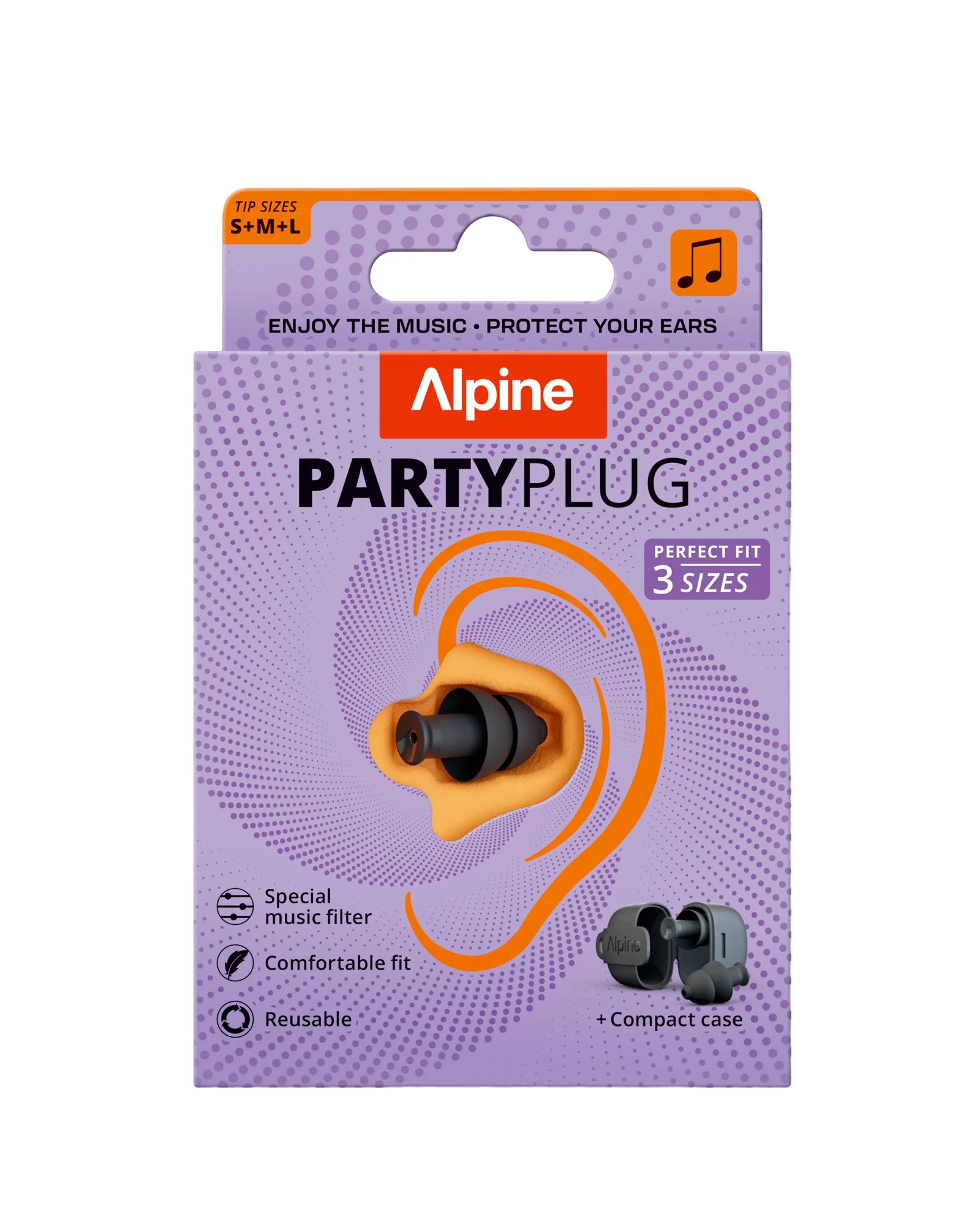 Alpine PPLUG2-BK Partyplug Plugs Black - Image 3