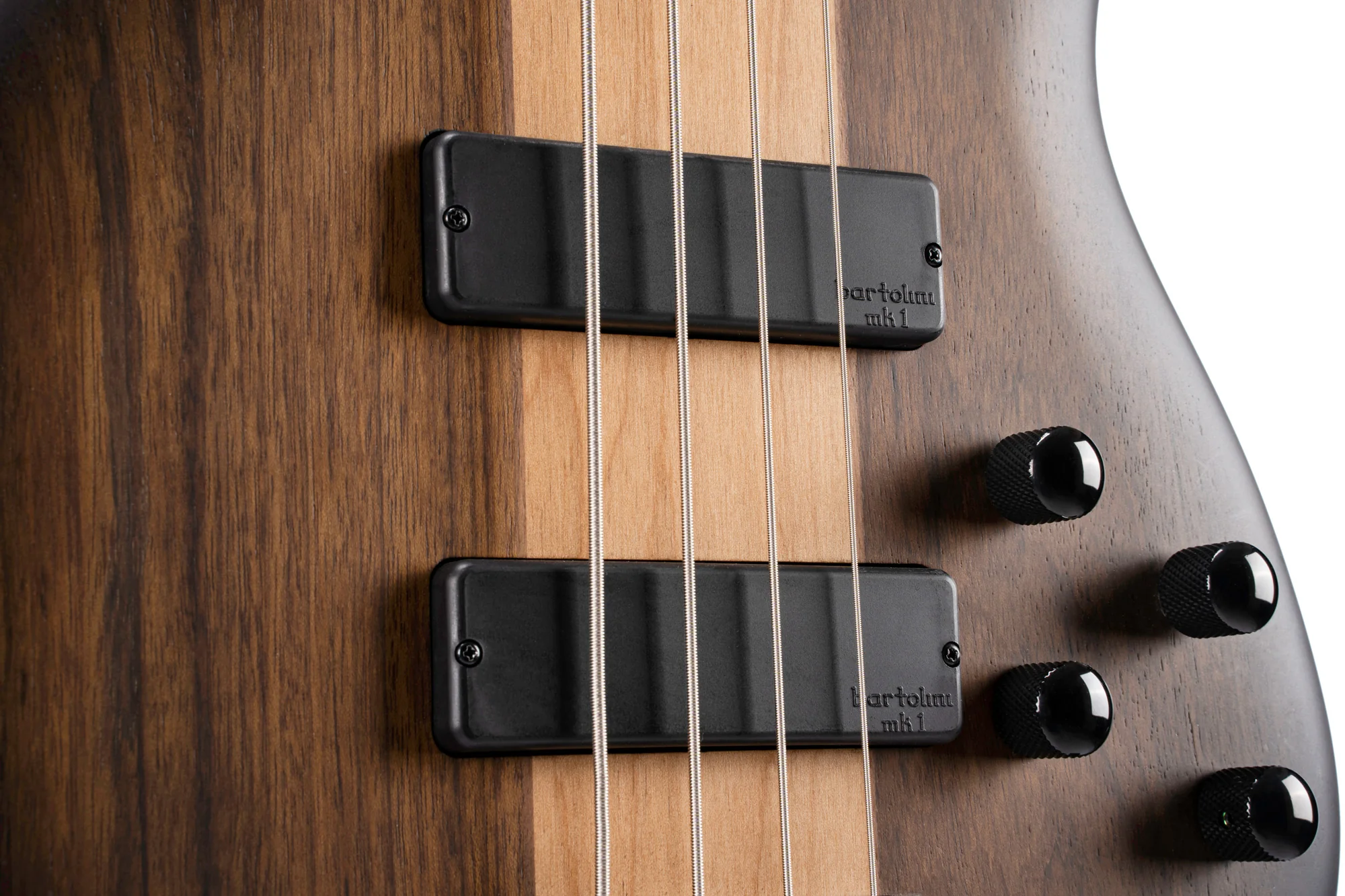 Cort C4 Plus Bass Guitar, Antique Brown Burst - Image 6