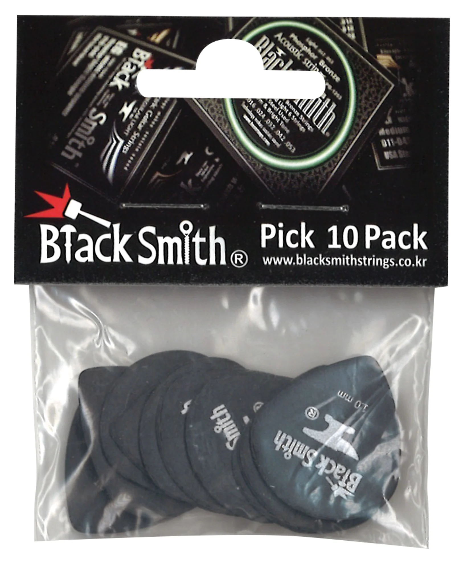Black Smith P004BKMH Guitar Picks - Image 2