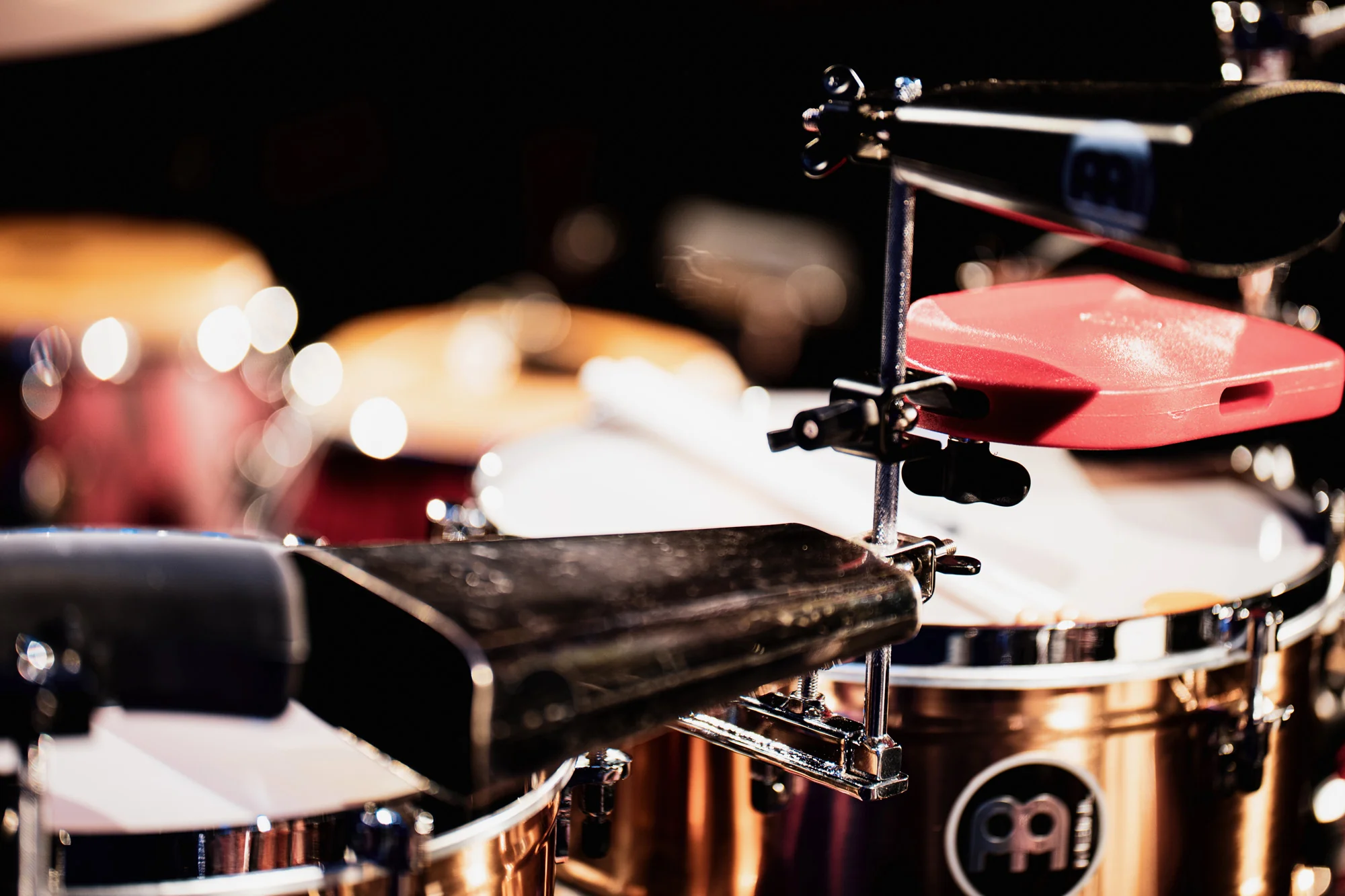 MEINL RED PLASTIC PERCUSSION BLOCK - Image 4