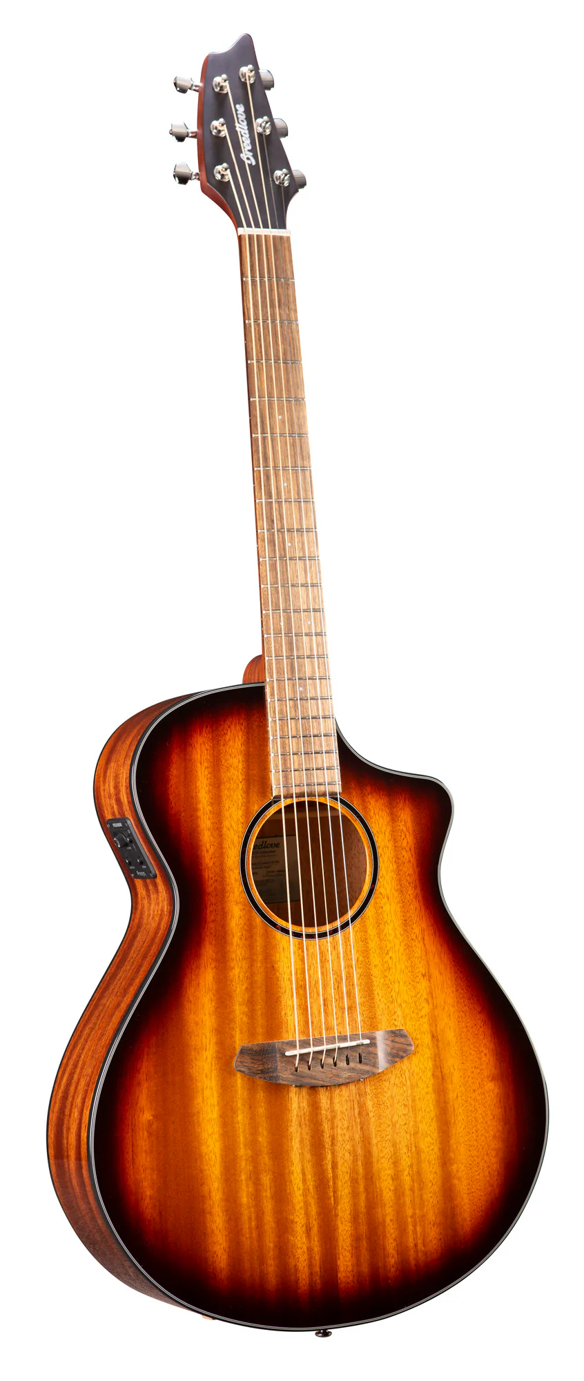 Breedlove Discovery S Concert CE Edgeburst Mahogany - Image 3