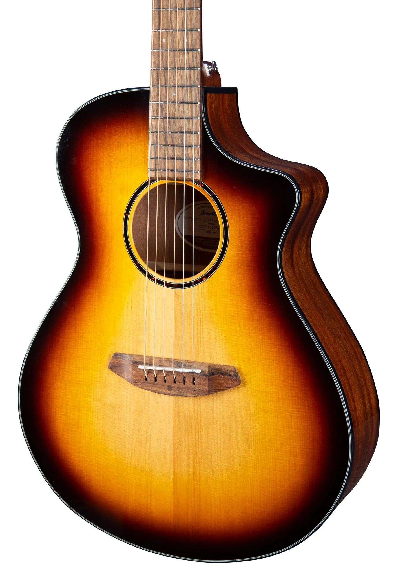 Breedlove Discovery S Concert CE Edgeburst Spruce - Image 3