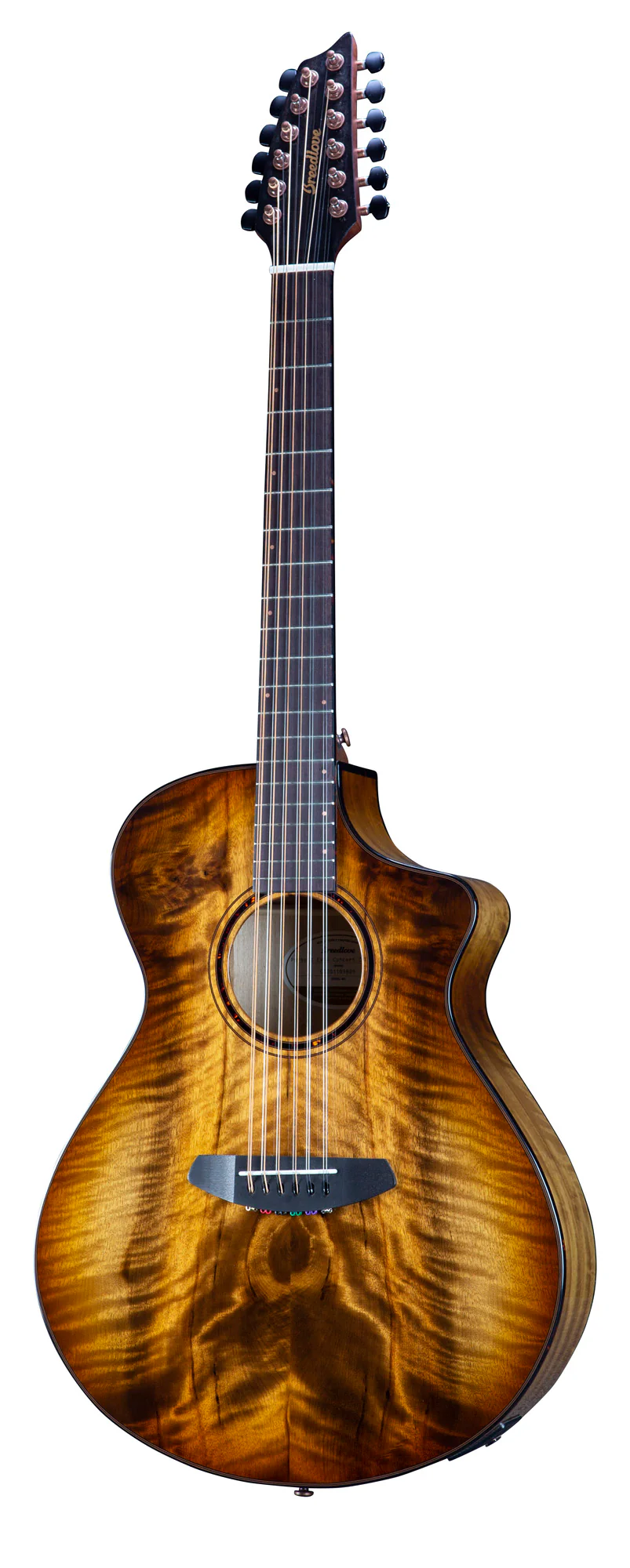 Breedlove Pursuit Exotic S Concert CE 12 String Amber - Image 4