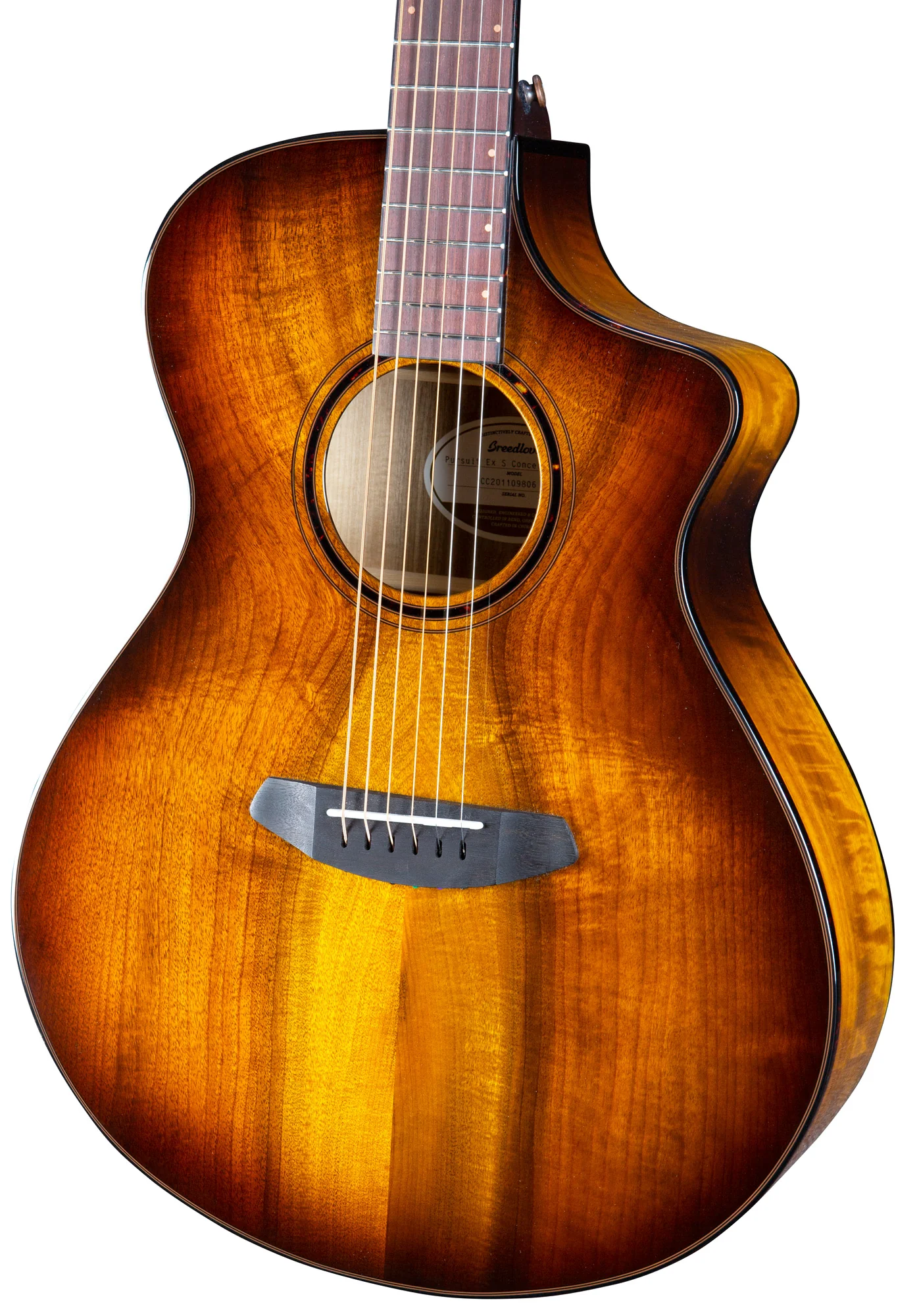 Breedlove Pursuit Ex S Concert CE Tiger - Image 3