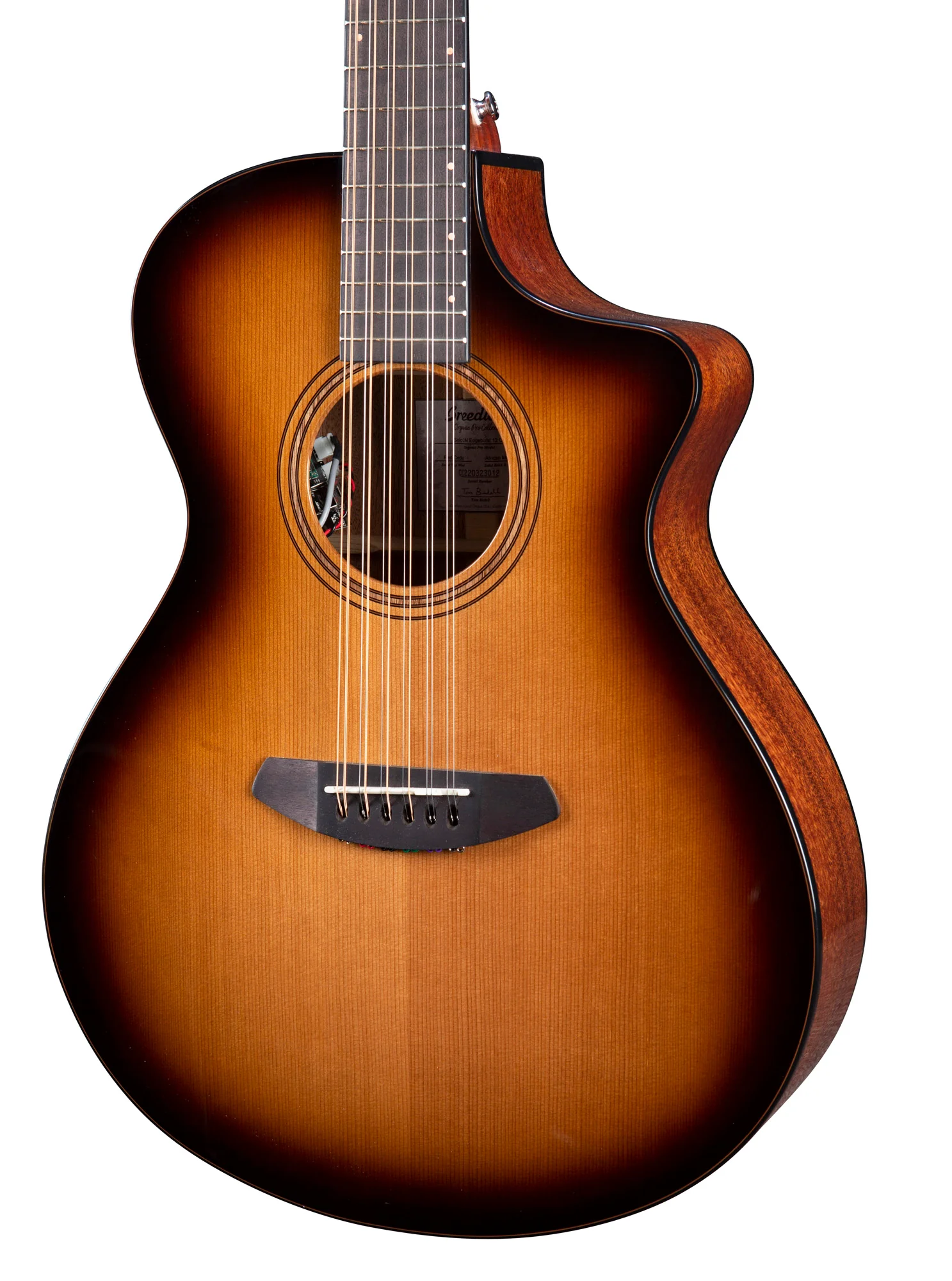 Breedlove Solo Pro Concert CE Edgeburst 12 String - Image 6
