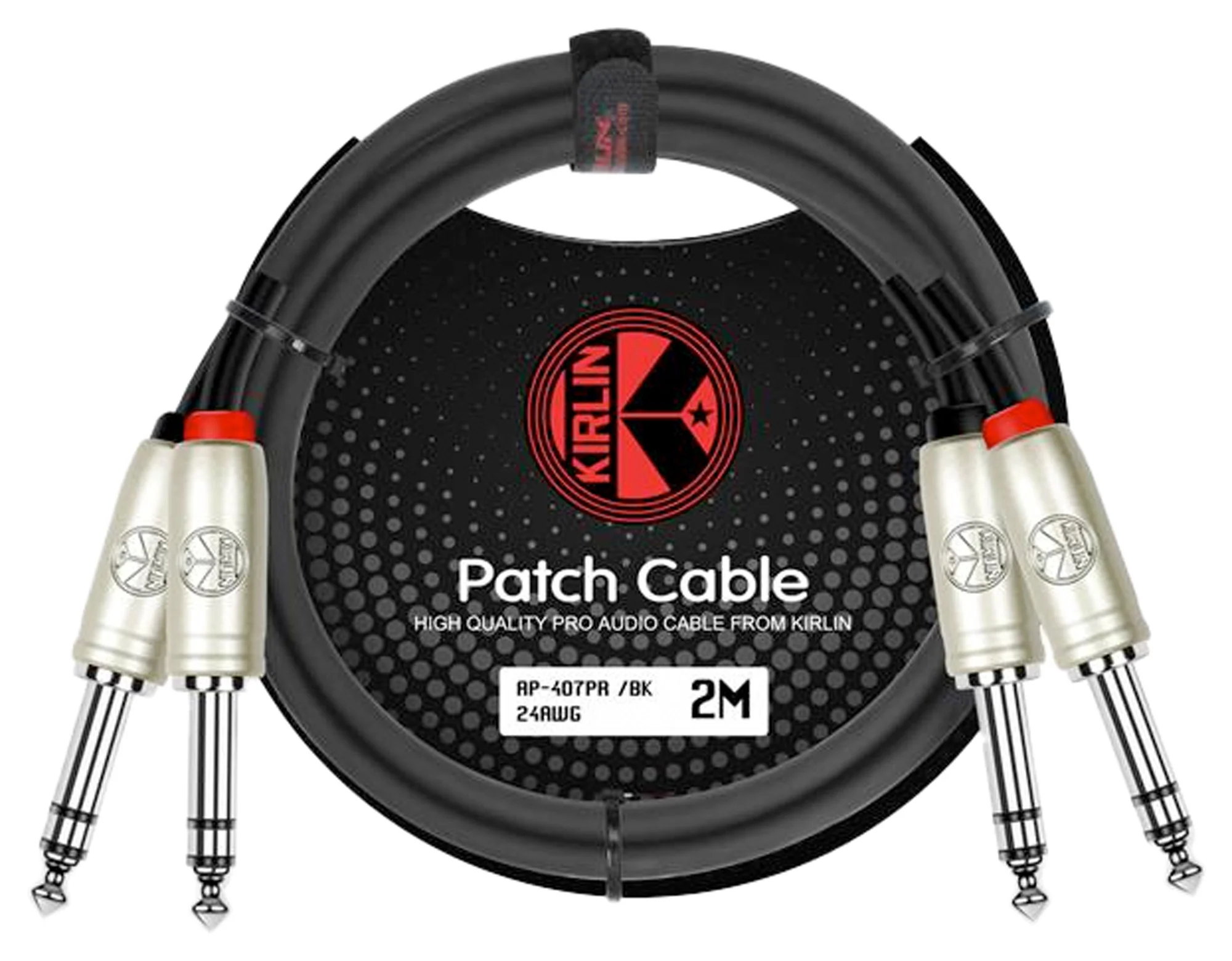 Kirlin Cable Patch 2Xtrs-2Xtrs 2M Black