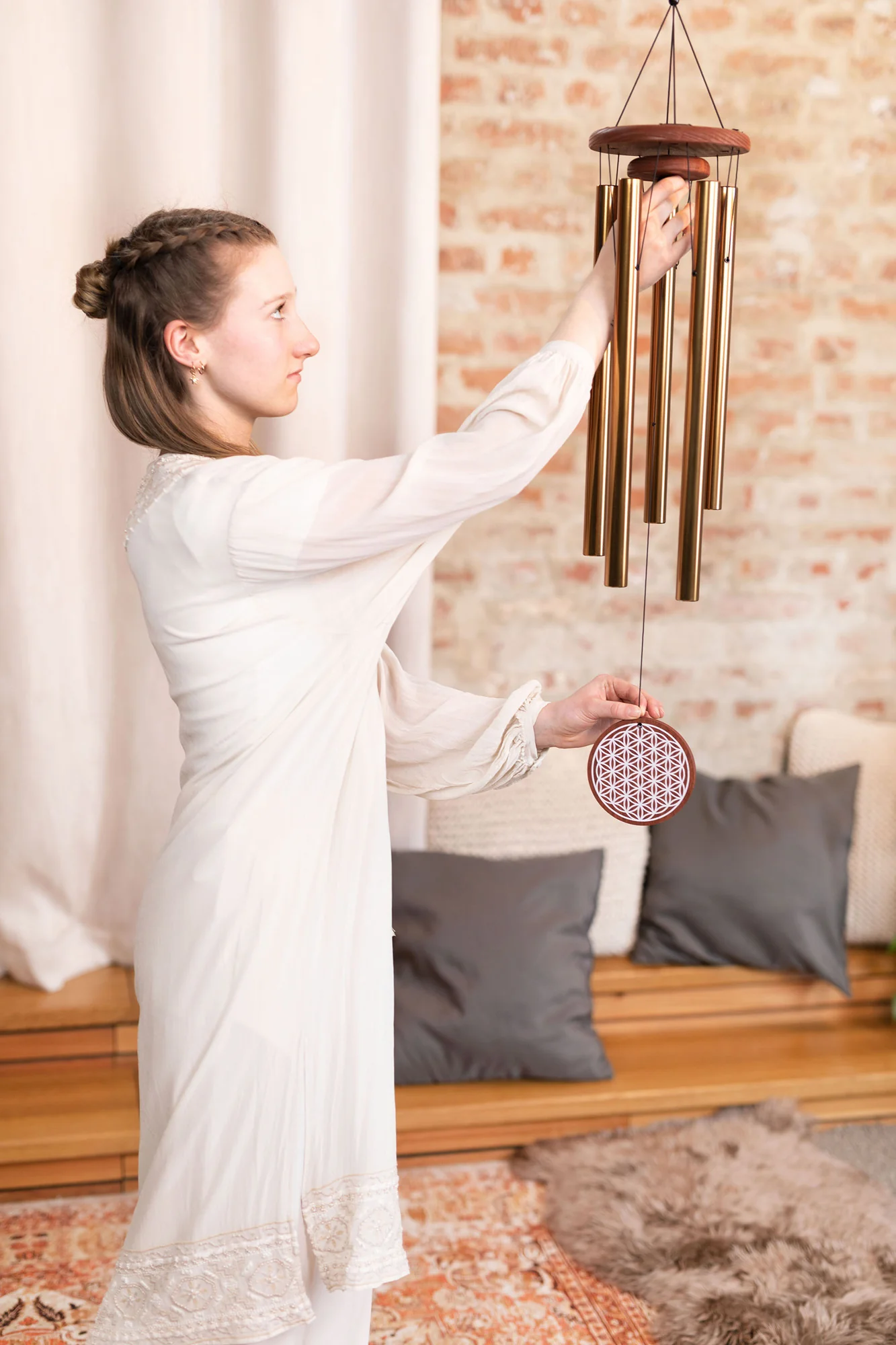 Sonic Energy Chimes Flower Of Life 36" - Image 4