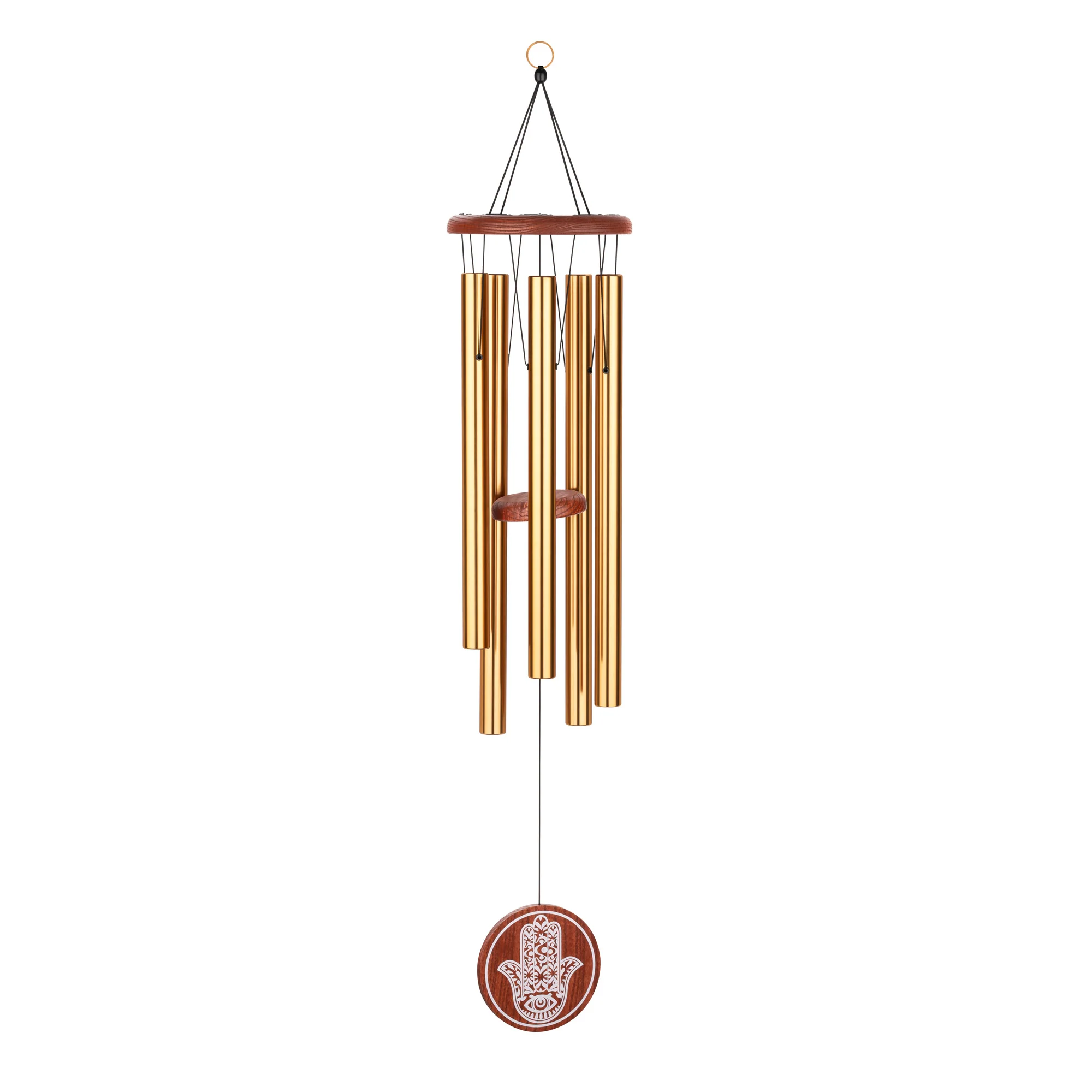 Sonic Energy Chimes Hamsa 36", Black
