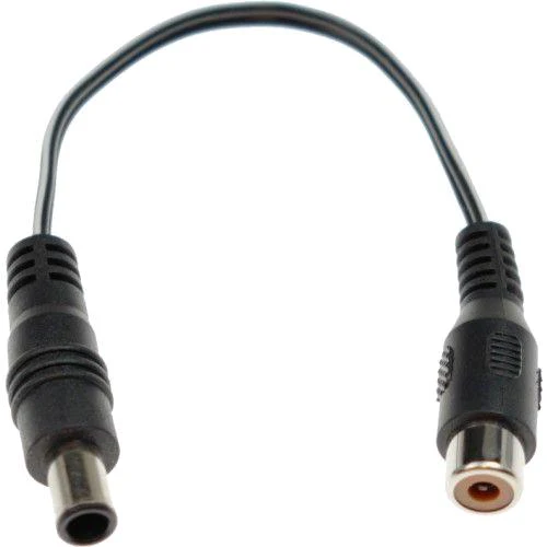 Cioks Flex L0110 EIAJ to RCA 24V Outlet Adapter 10cm