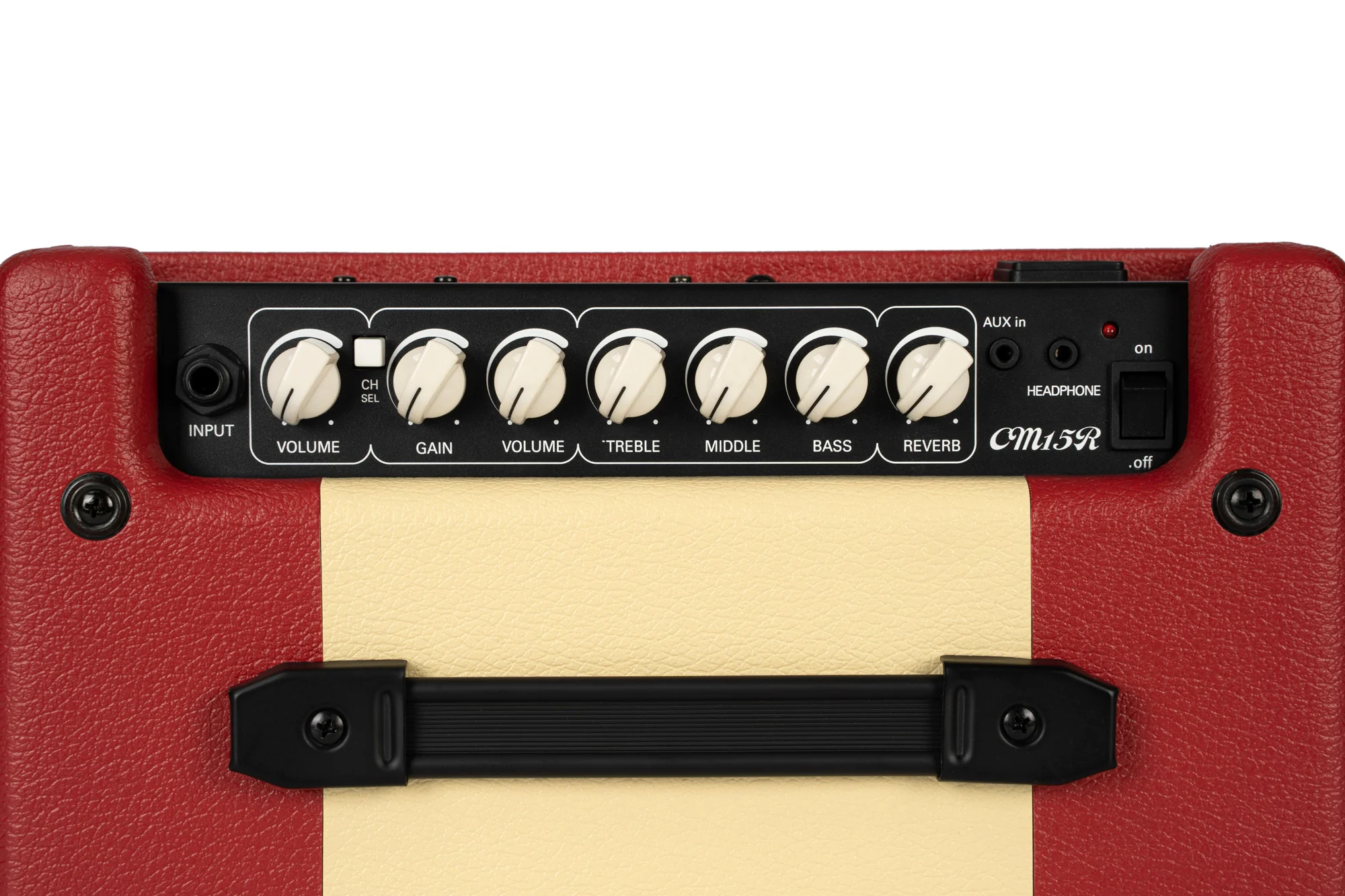 Cort CM15 Reverb Guitar Amp Red - Image 4