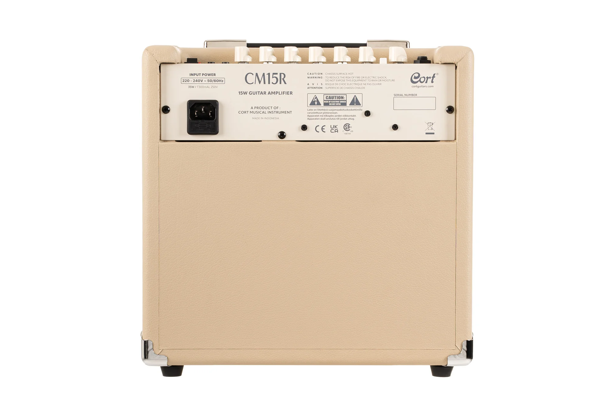 Cort Guitar Amp CM15 Reverb Beige - Image 5