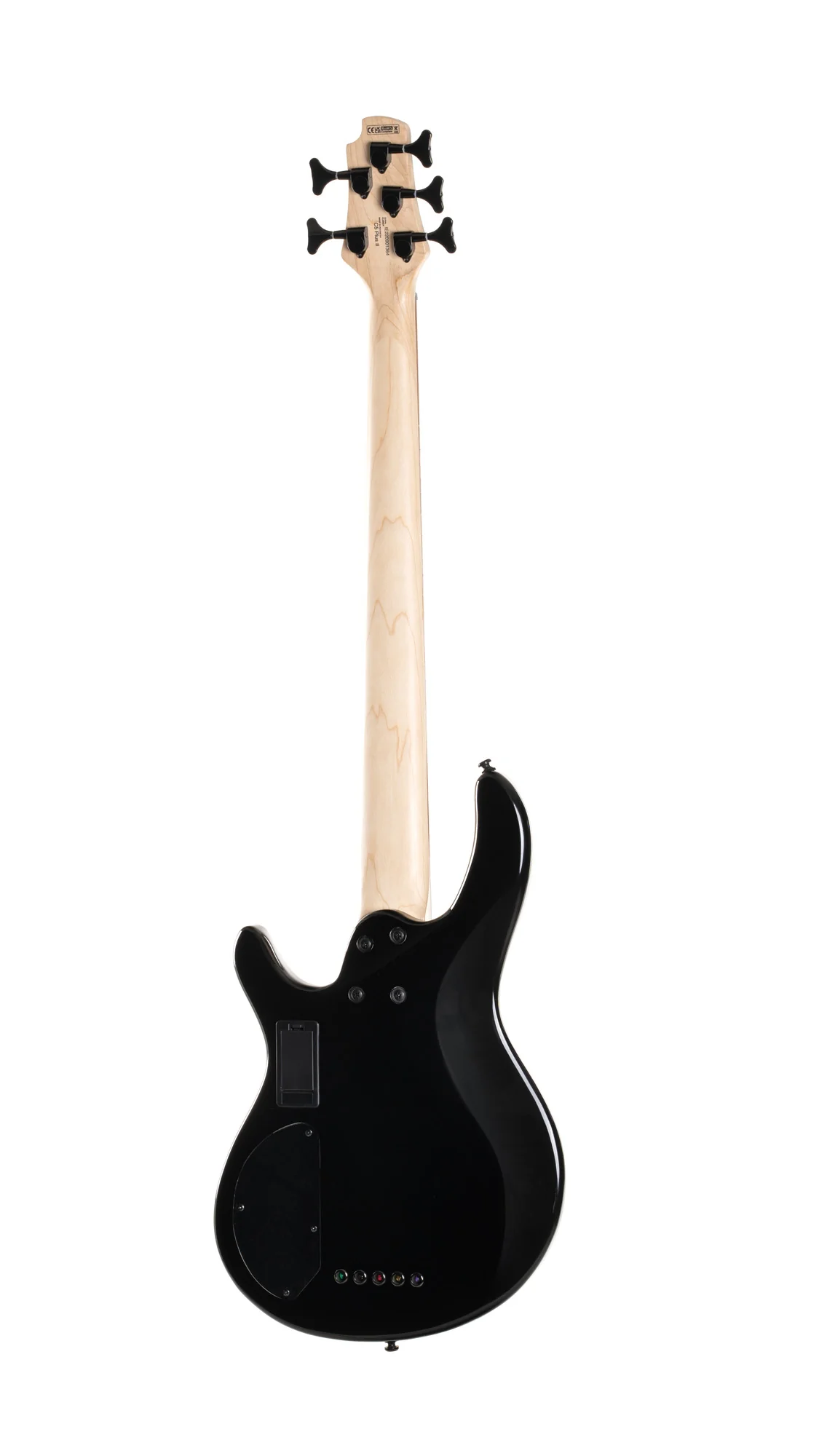 Cort C5 Deluxe Bass Guitar, Black - Image 4