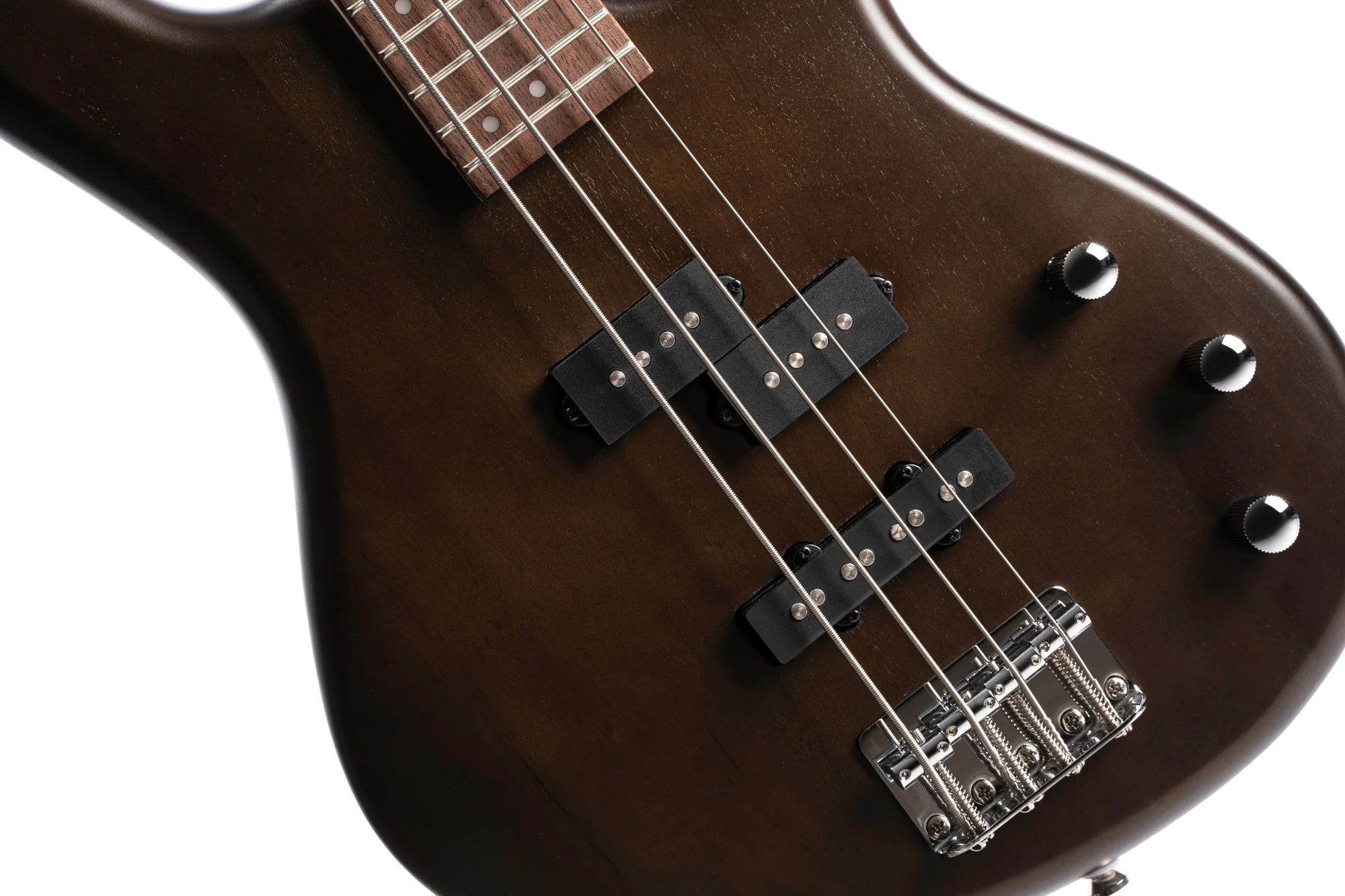 Cort Action 4PJ walnut bass guitar - Image 4