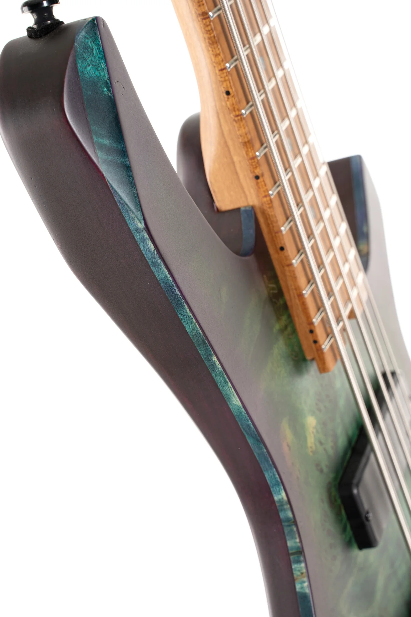 Cort Space 5 Star Dust Green Bass Guitar - Image 7