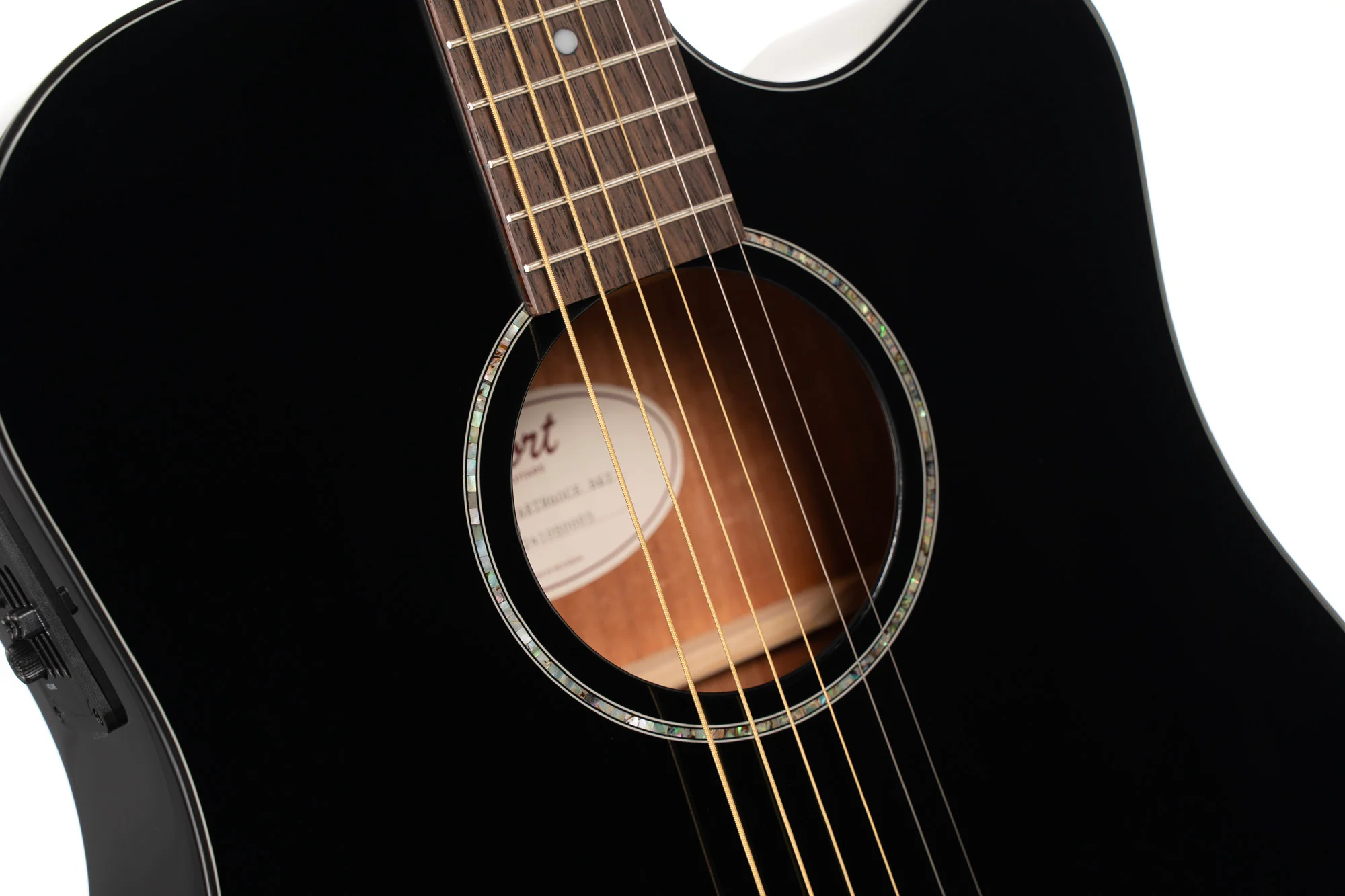 Cort Earth E60CEBK Noir Brillant - Image 10