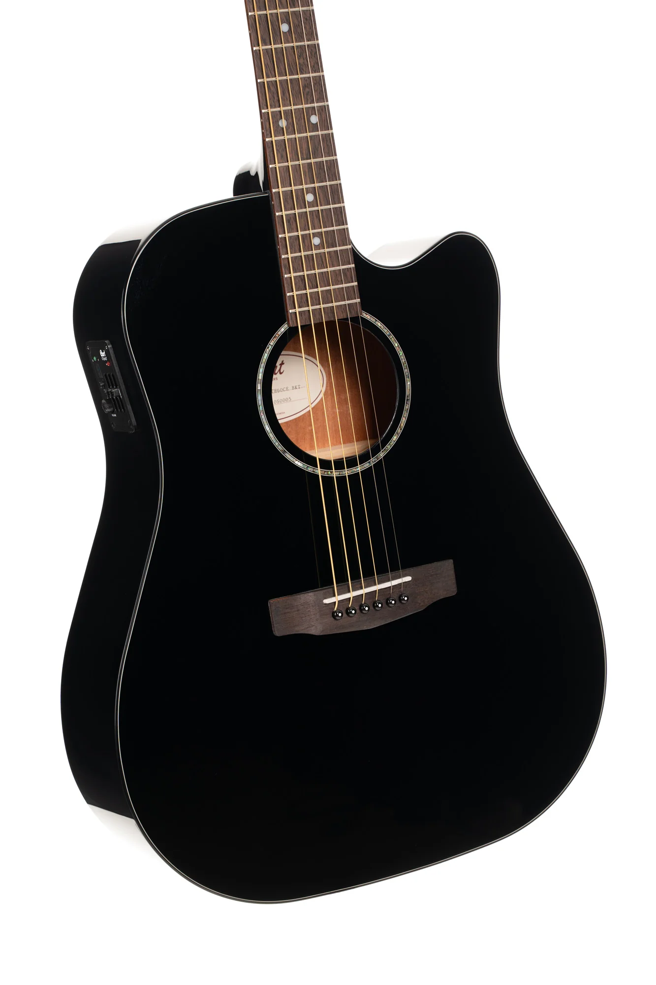 Cort Earth E60CEBK Noir Brillant - Image 3