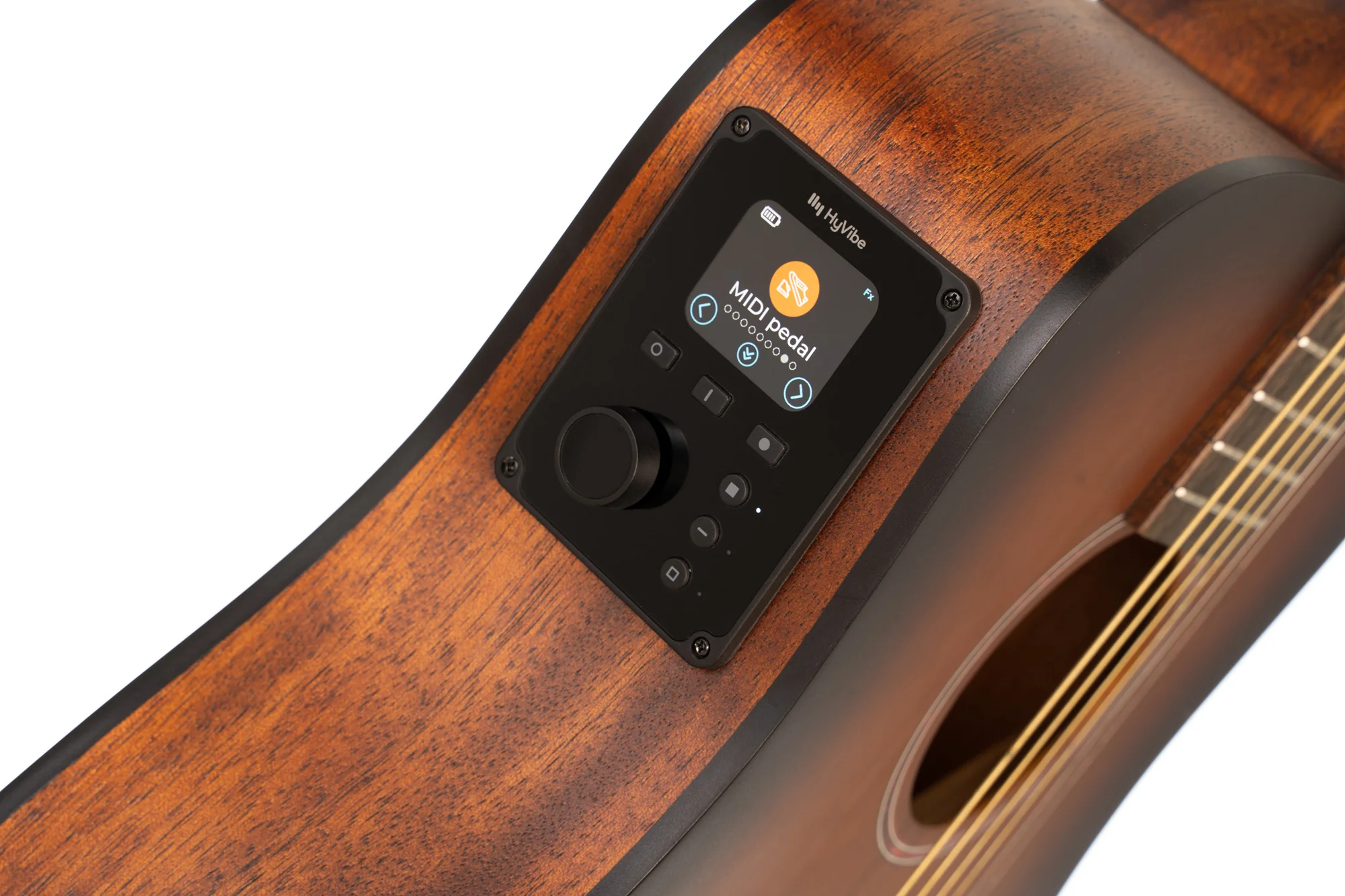 Cort Earth Go Hyvibe Brown Burst - Image 10