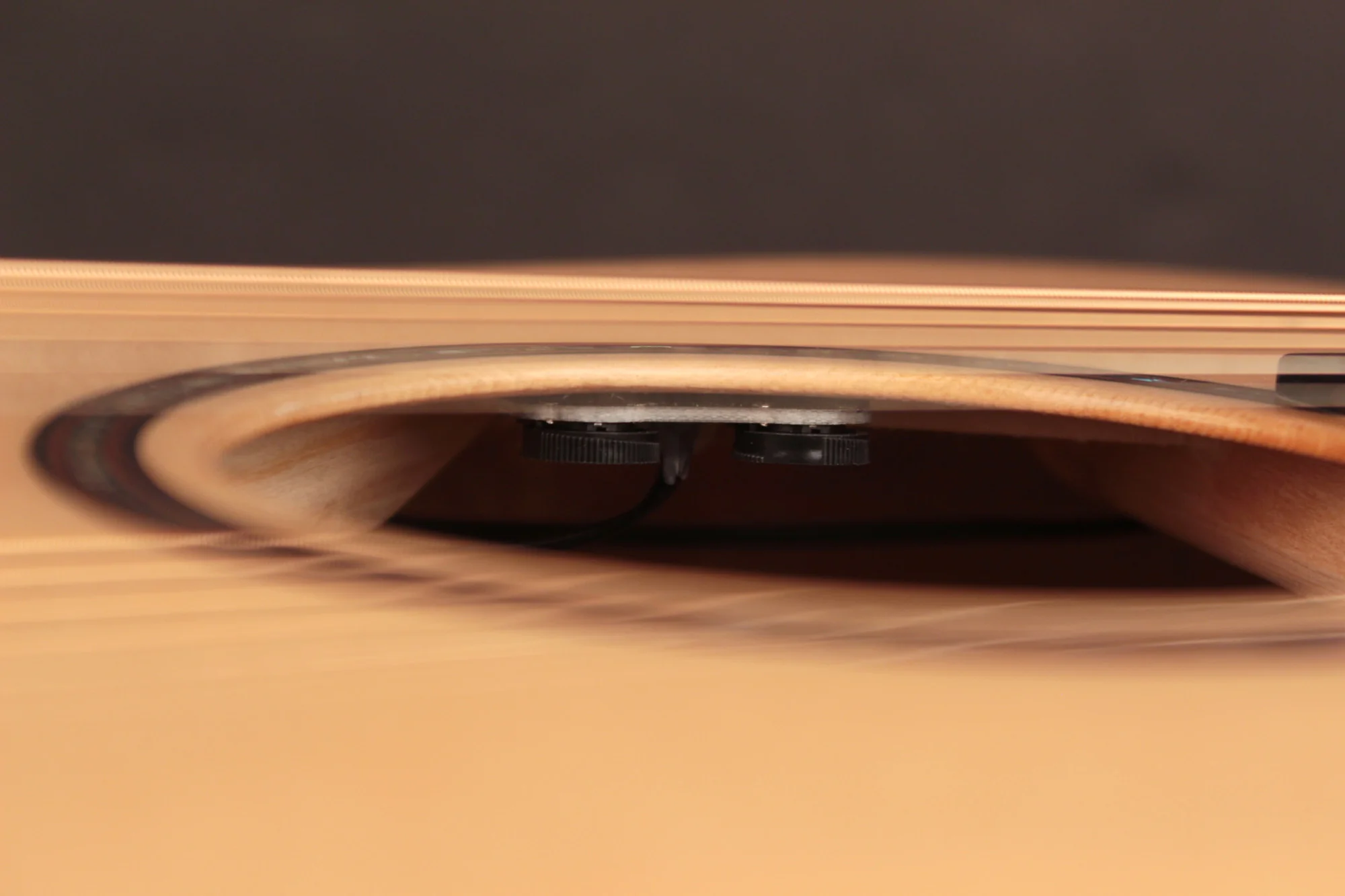 Cort GA-MYBEVELNAT folk guitar, myrtlewood, natural - Image 9