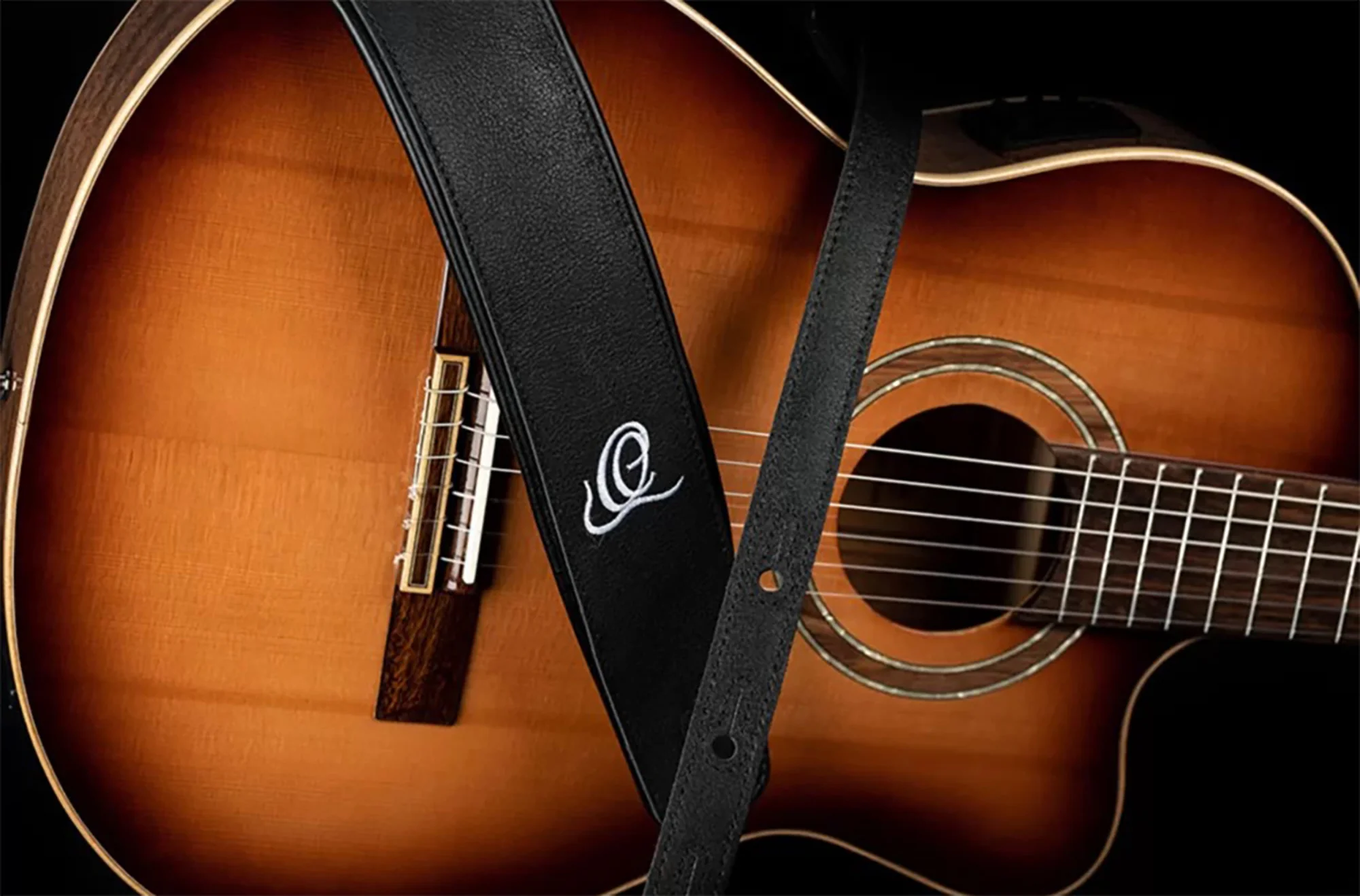 Ortega Leather Strap Black - Image 4