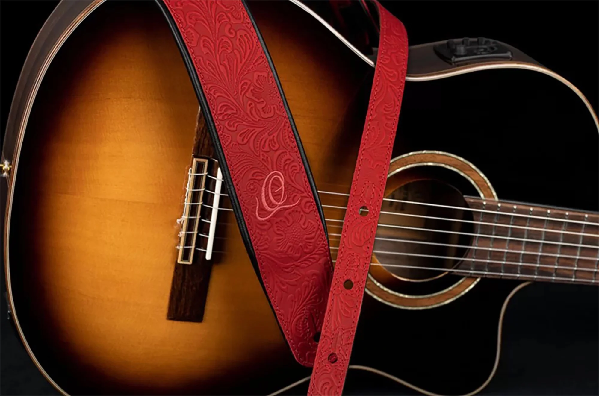 Ortega Biz Fire Leather Strap - Image 4
