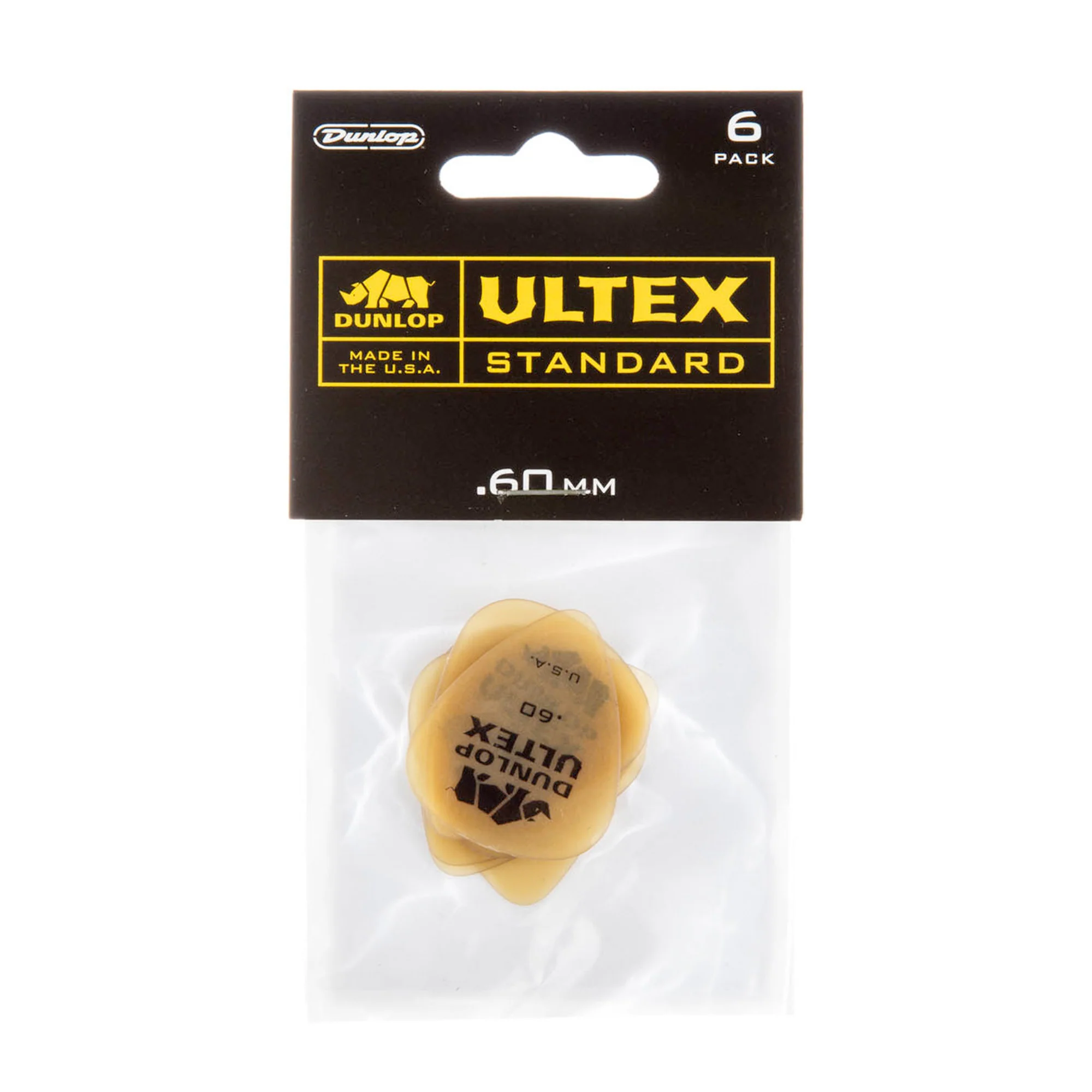 Dunlop 421P060 Bag of 6 Picks Ultex Std 060 - Image 2