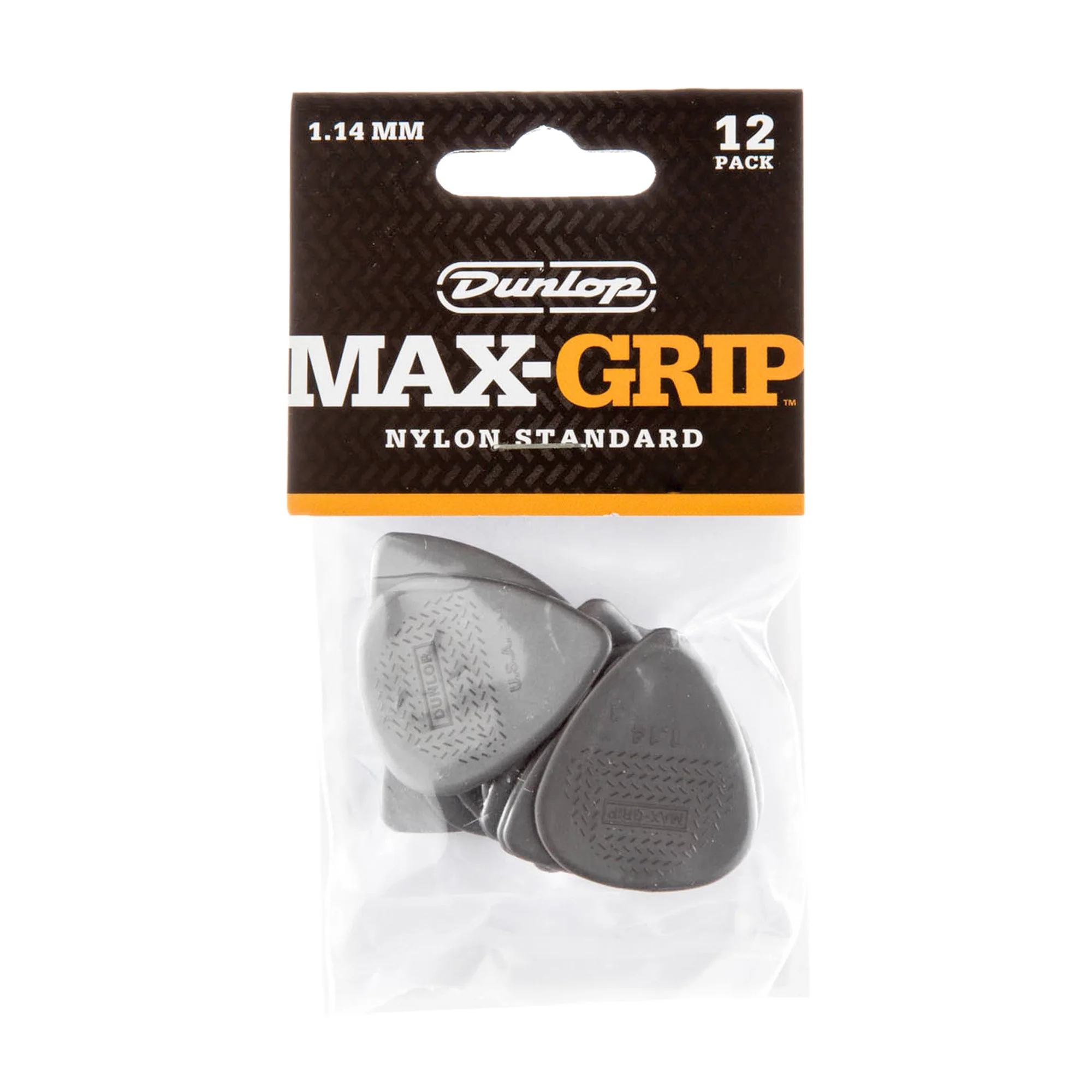 Dunlop 449P114 Bag of 12 Max-Grip Picks 114