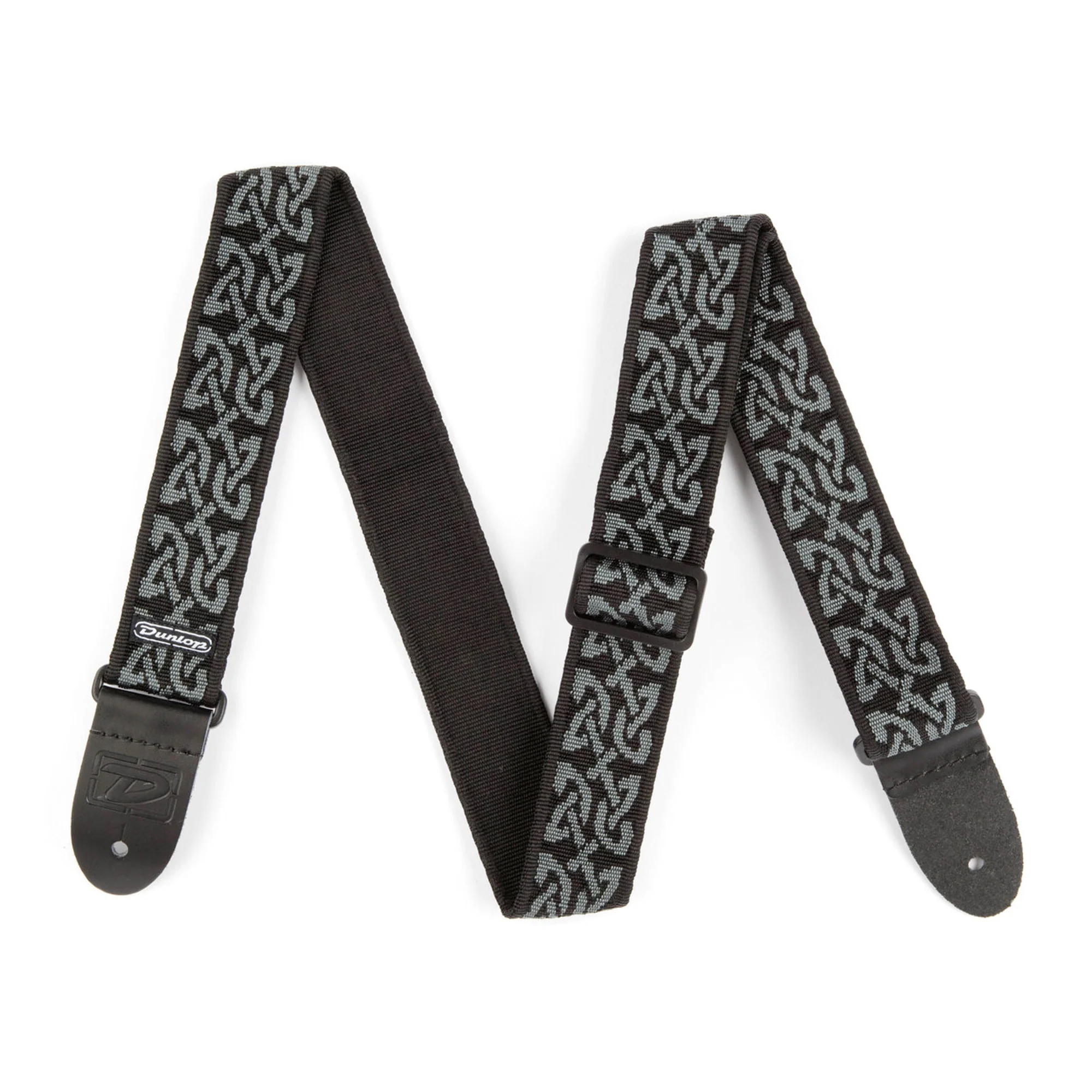 Dunlop D3814GY Celtic Belt Black and Grey