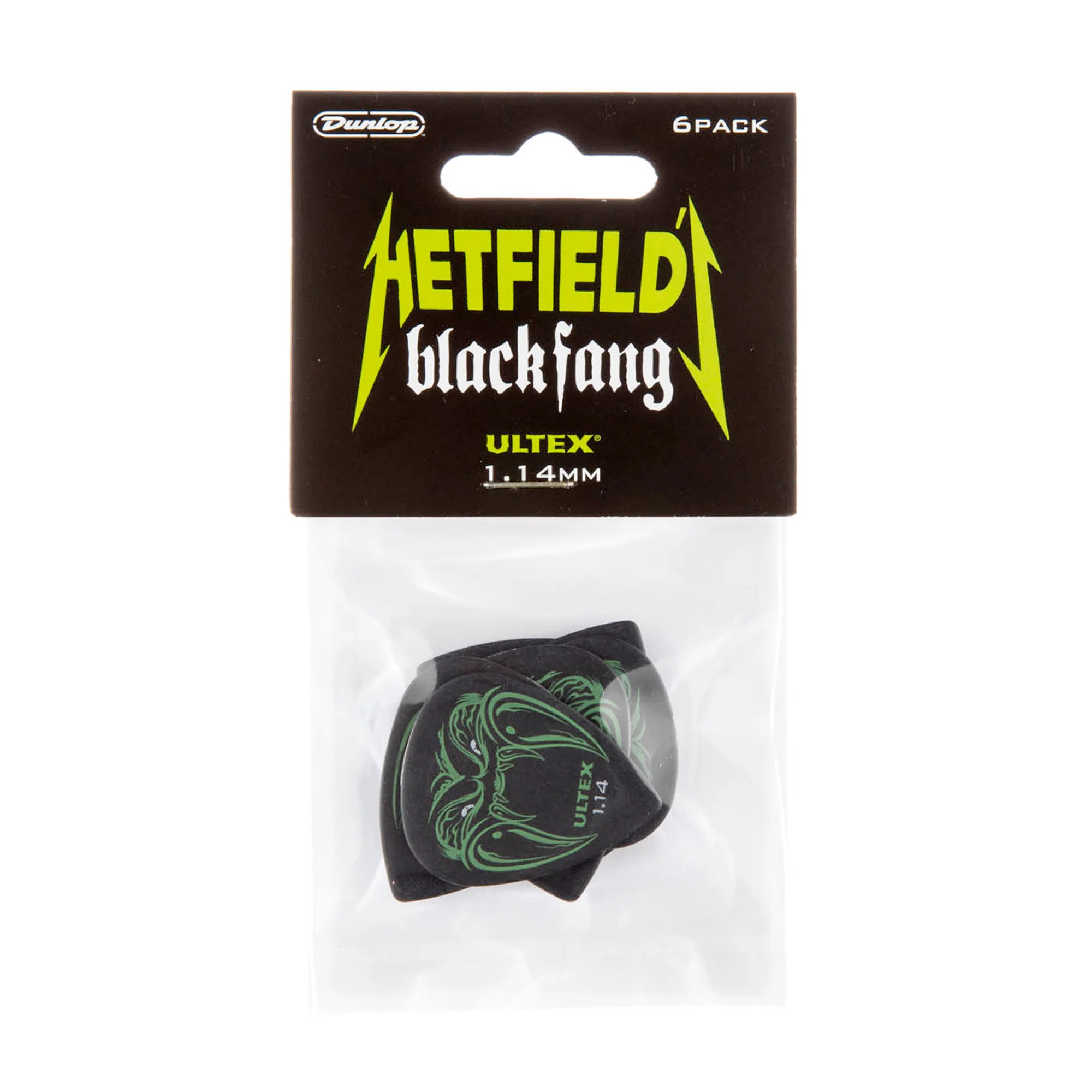 Dunlop PH112P114 Bag of 6 Ultex Hetfield 114 Picks