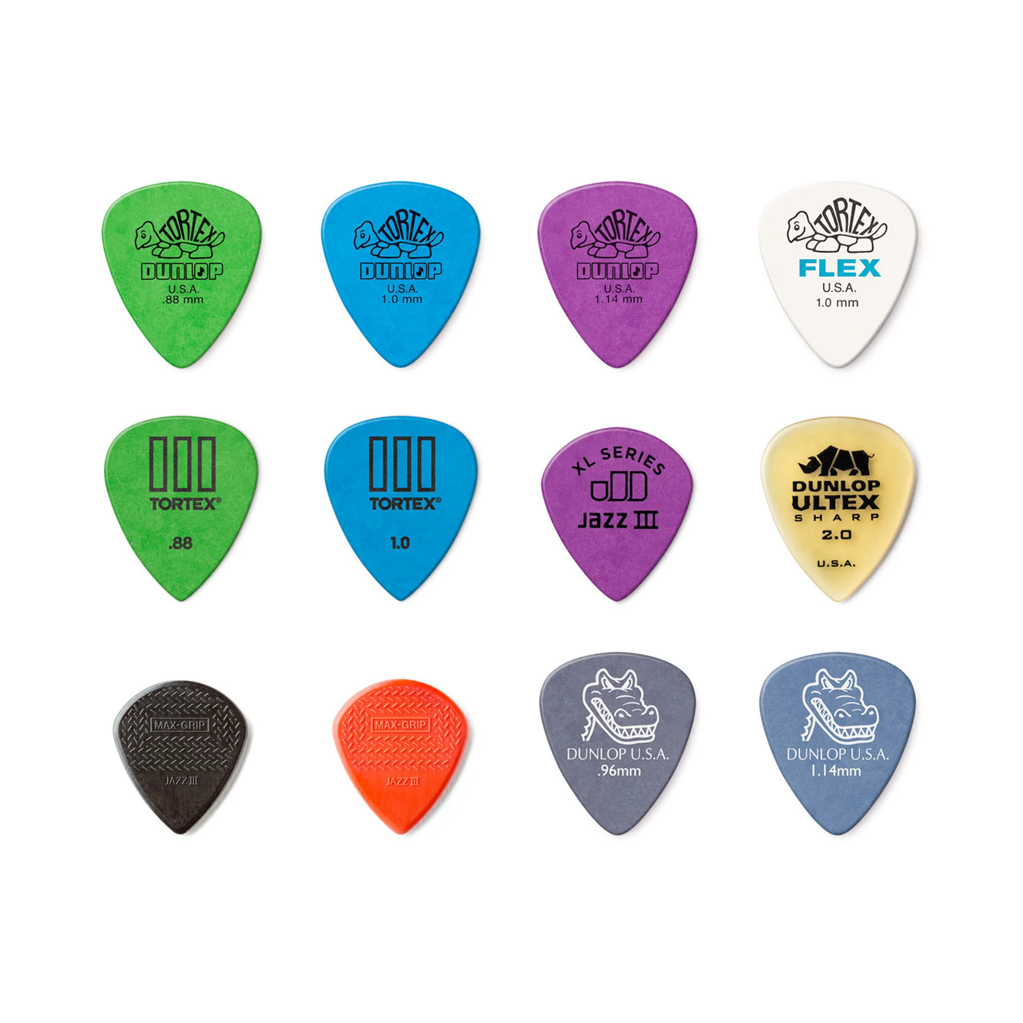 Dunlop PVP113 Sachet Variety Pack 12 Electric Picks - Image 2