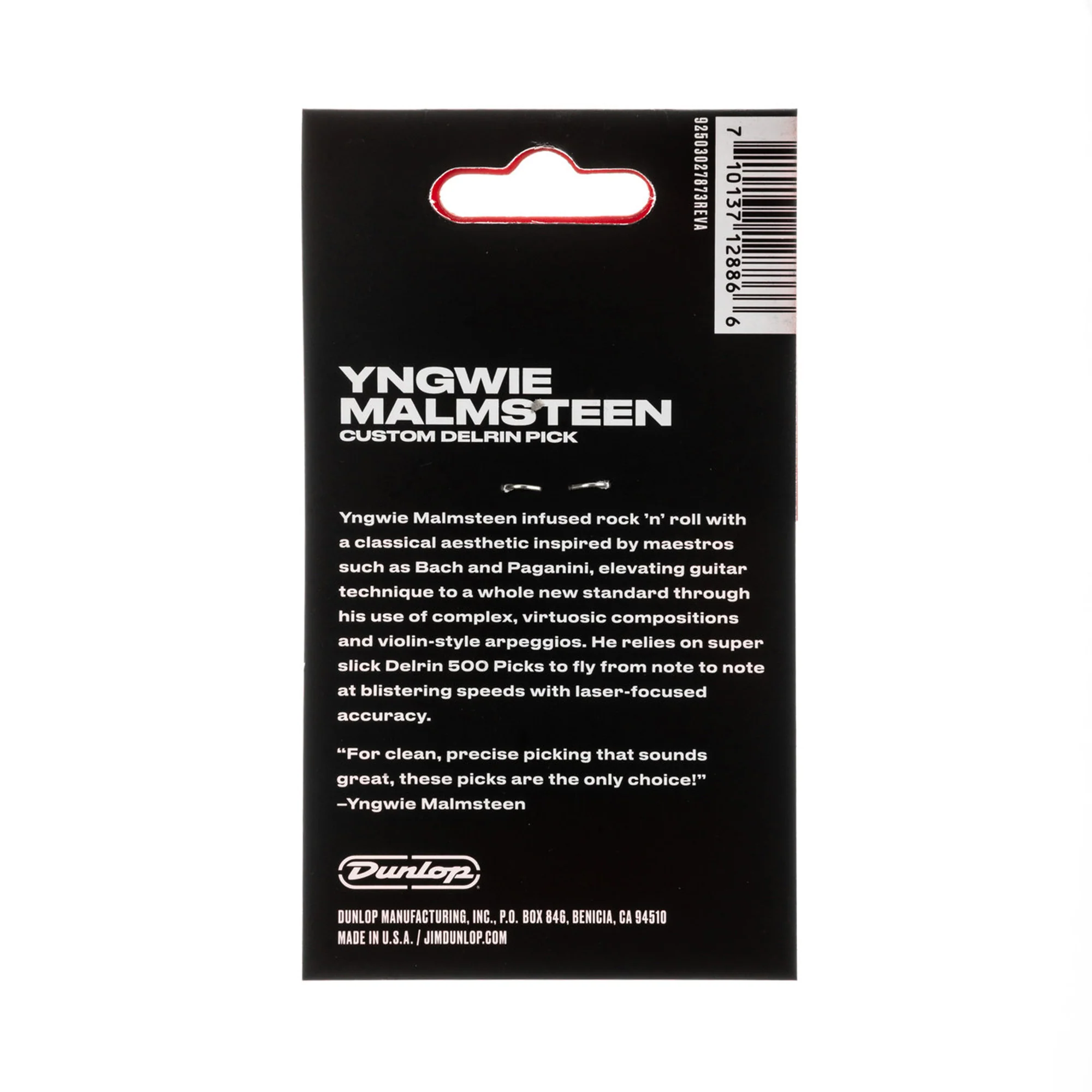 Dunlop Sachet 6 Malmsteen Picks 1.14 - Image 2