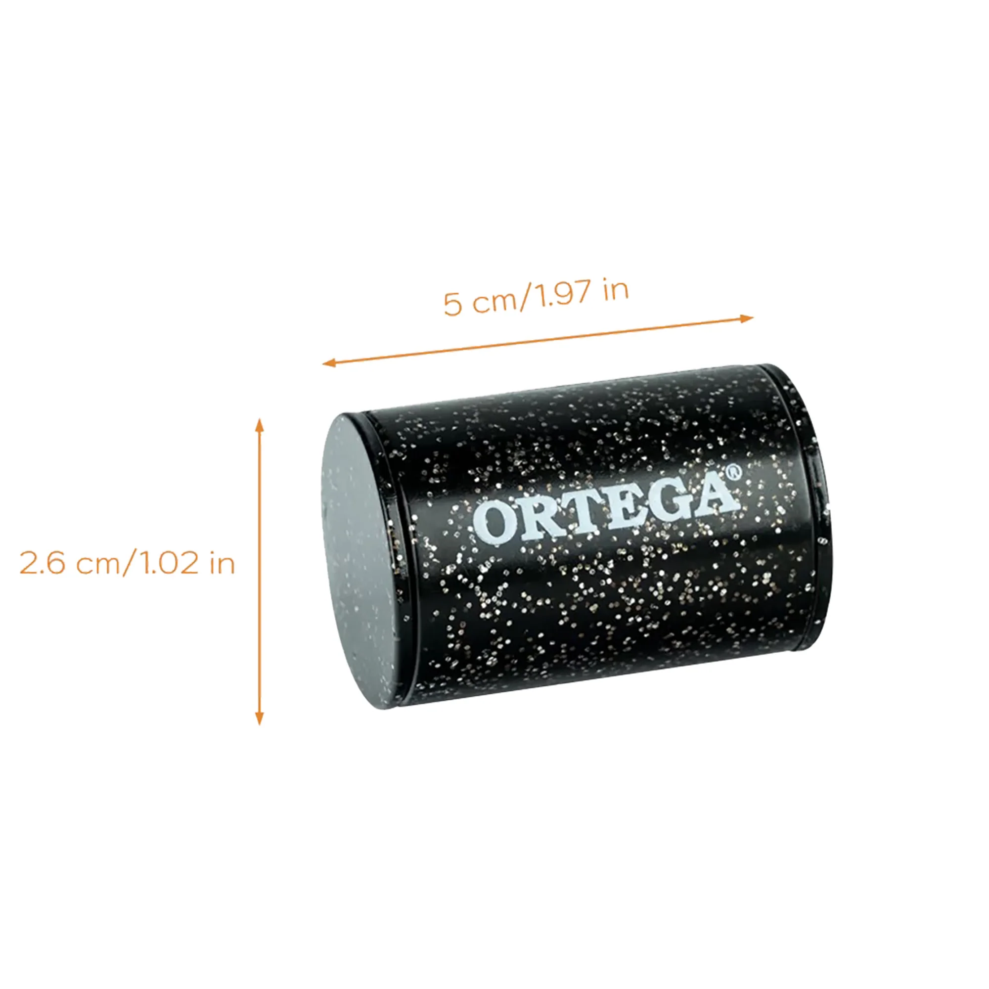 Ortega Black Plastic Shaker - Image 3