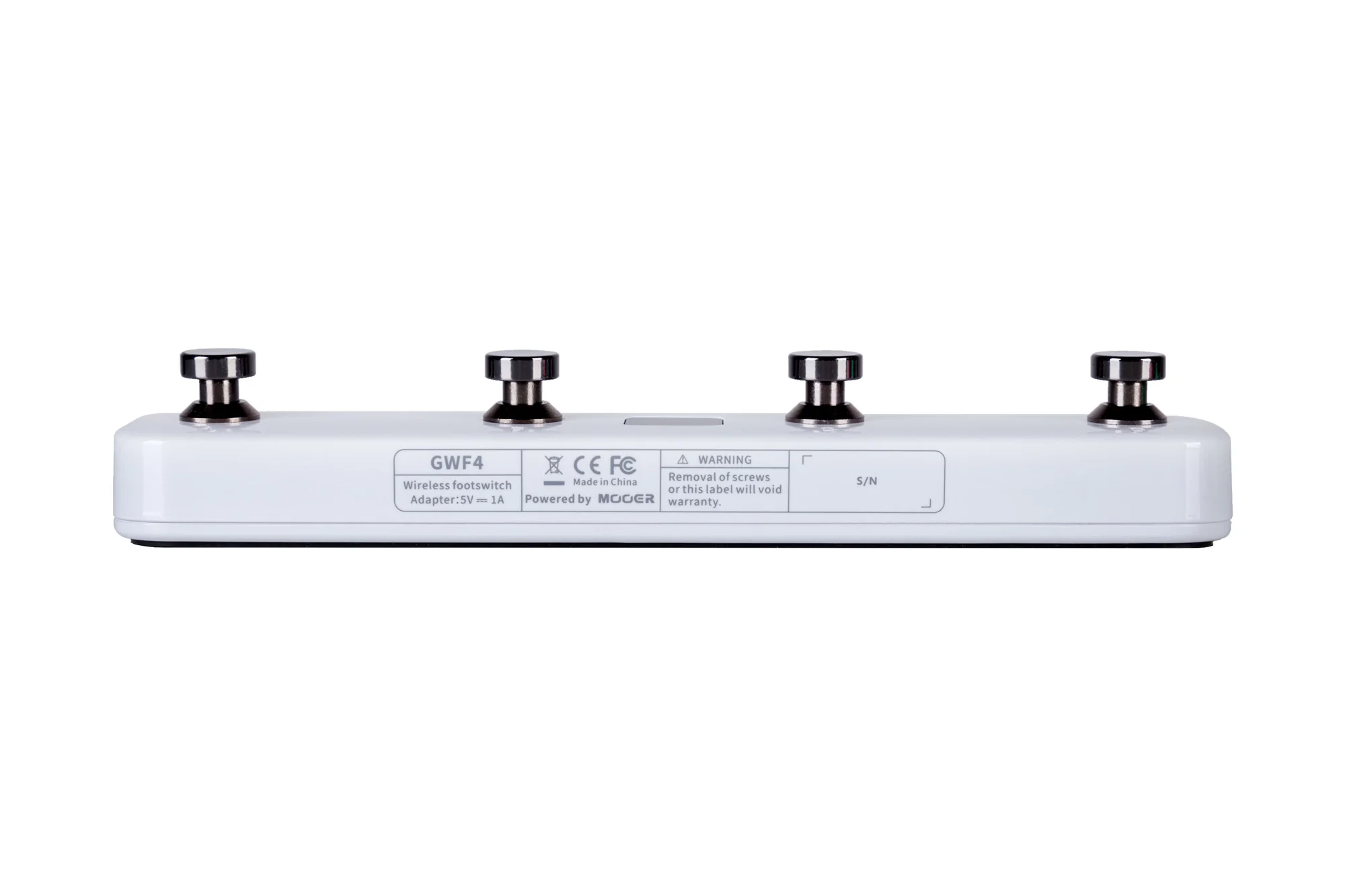 Mooer GTRS GWF4 White Footswitch - Image 3