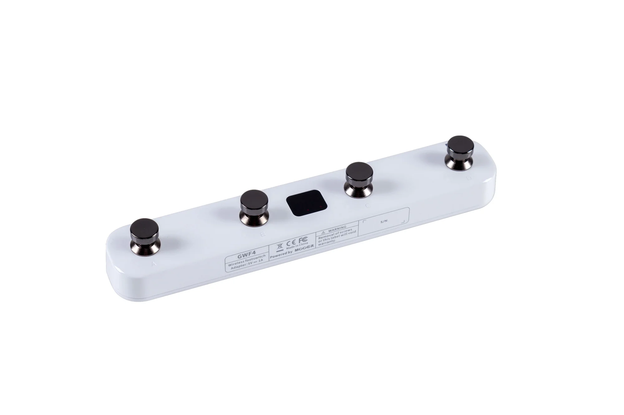 Mooer GTRS GWF4 White Footswitch - Image 4