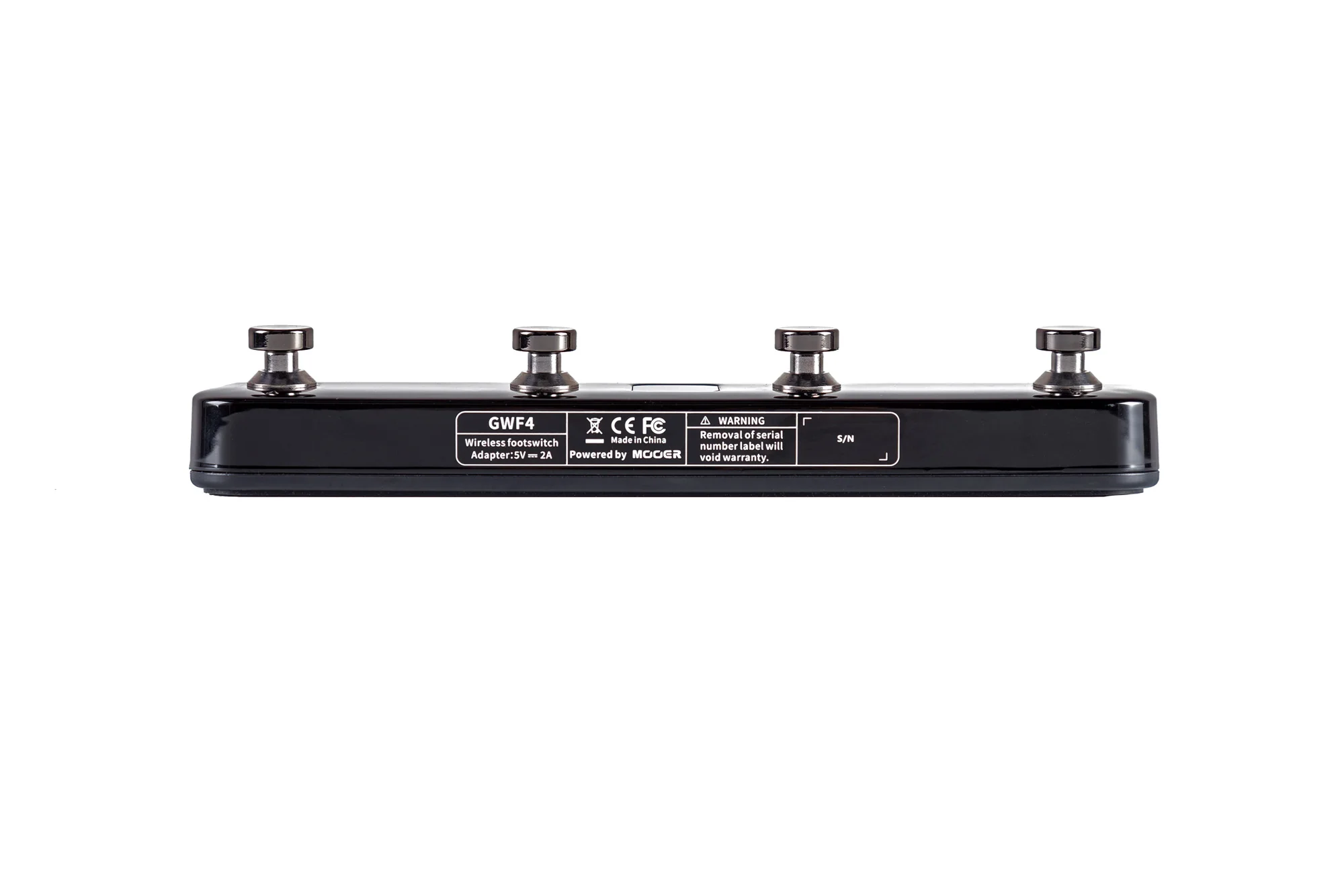 Mooer GTRS GWF4 Footswitch, Black - Image 3