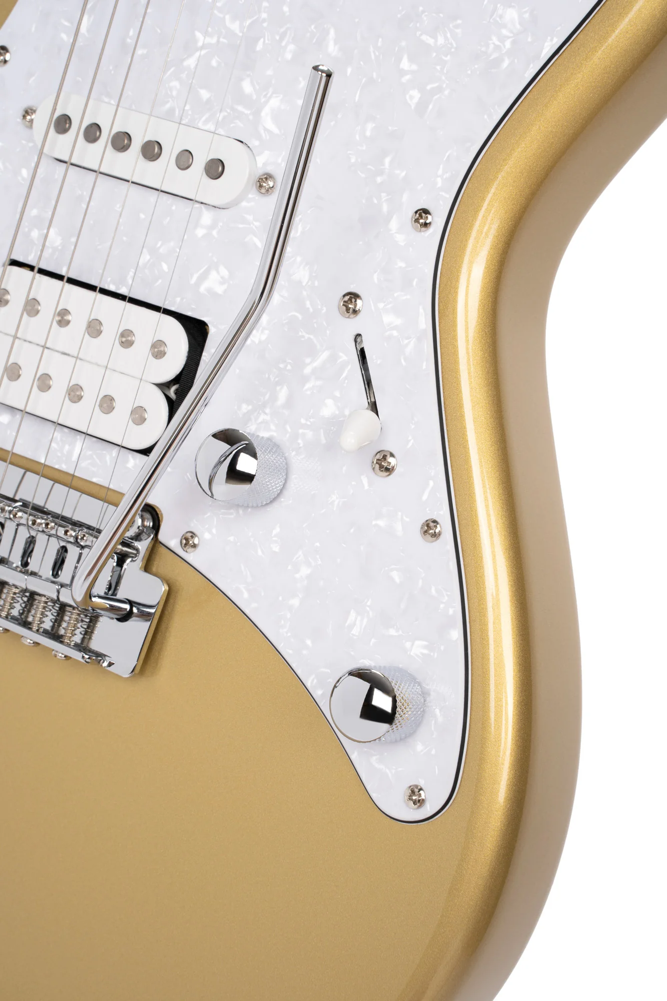 Cort G250 Champagne Gold Metallic - Image 4