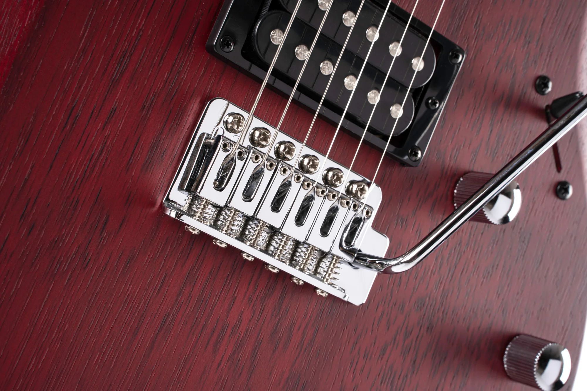 Cort X100 Black Cherry Guitar - Image 4