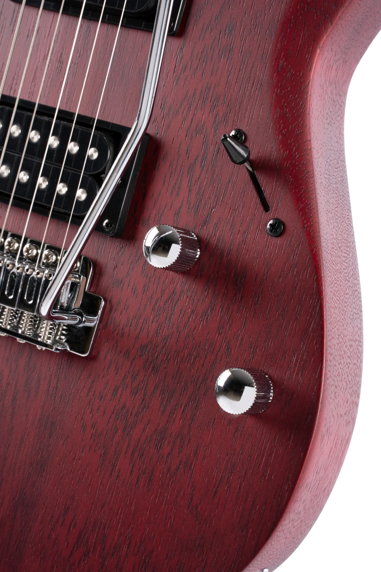 Cort X100 Black Cherry Guitar - Image 6