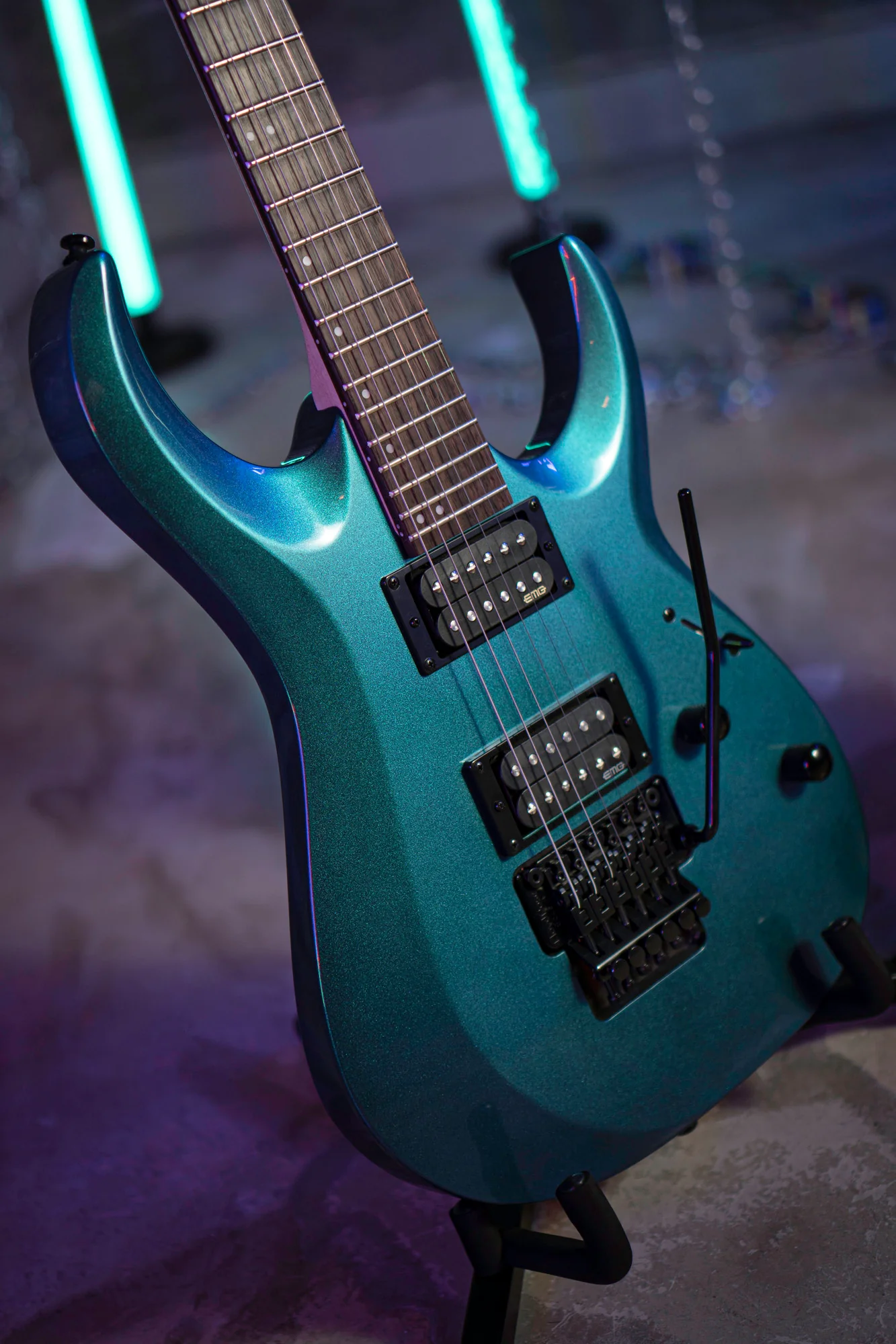 Cort X300 Flip Blue Guitar - Image 6