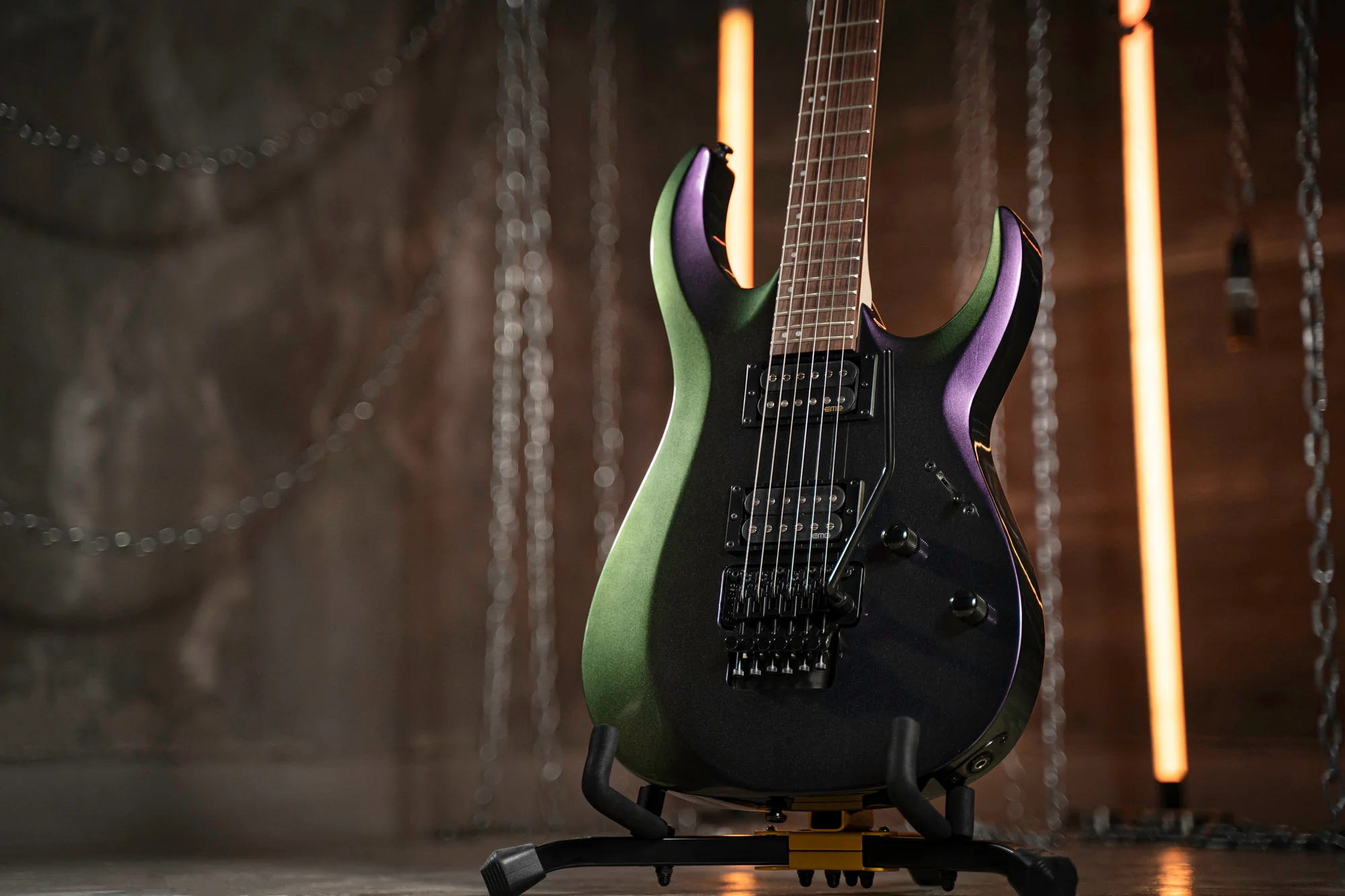 Cort X300 Flip Purple Guitar - Image 6