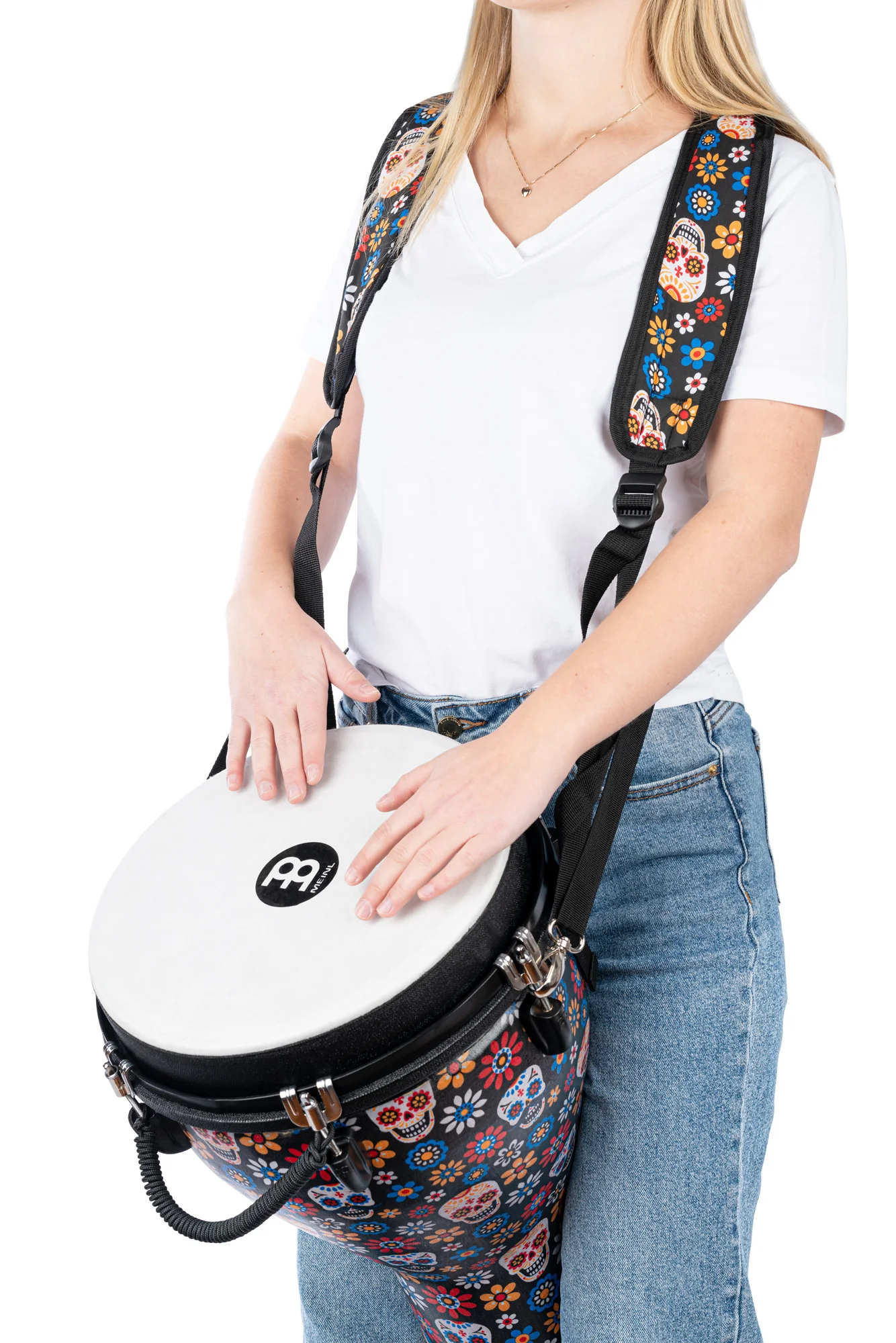 Meinl Djembe Day Of Dead Strap - Image 2