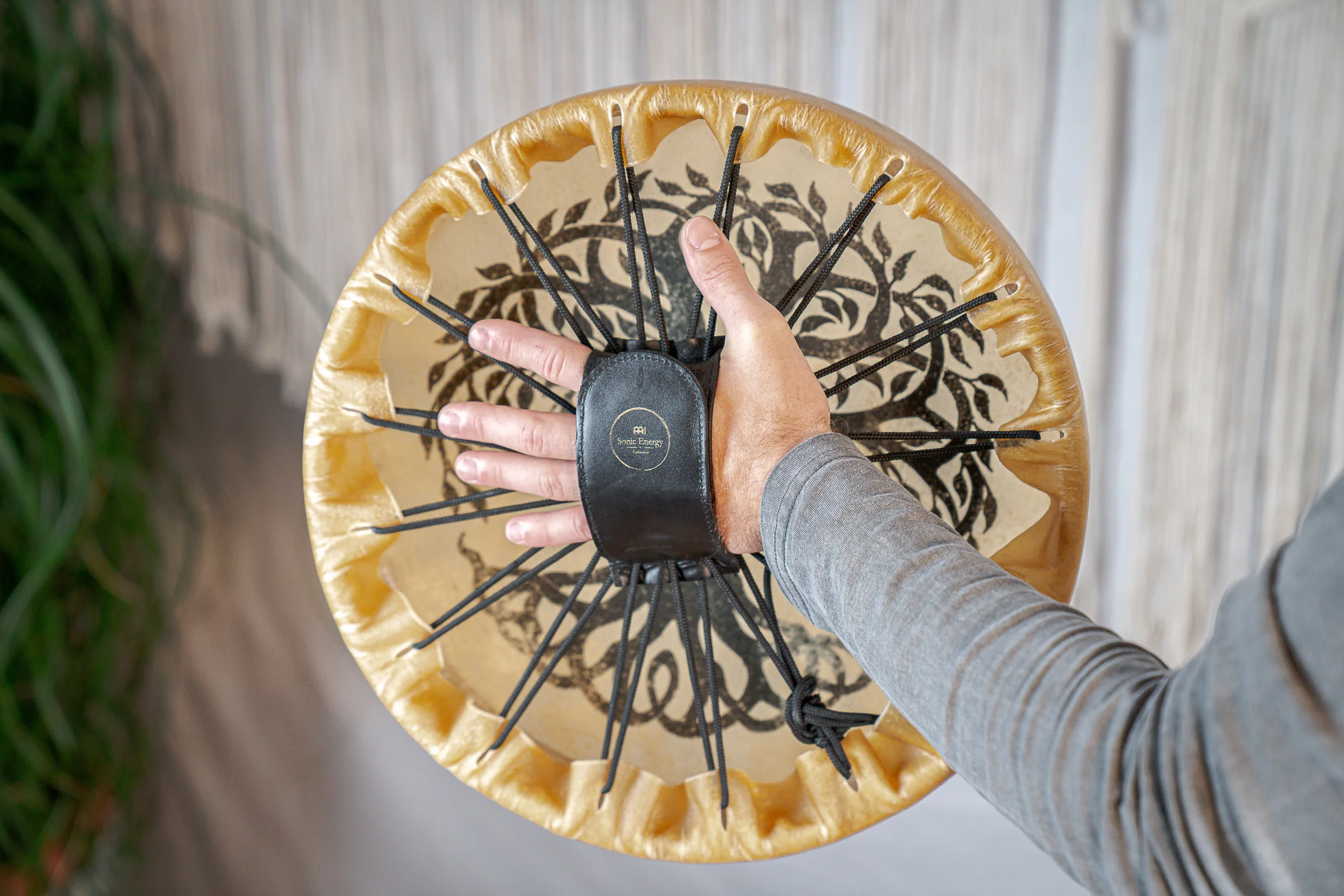 Hoop Drum Sonic Energy 15" Tree Of Life - Image 6