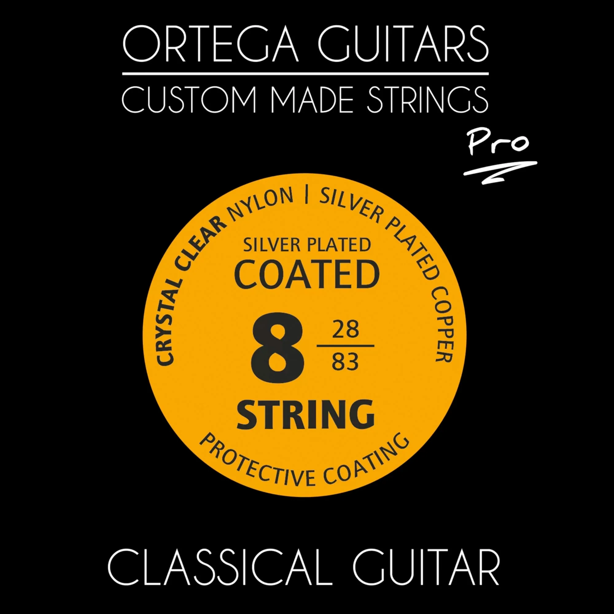 Ortega 8-String Nylon Set 28-83