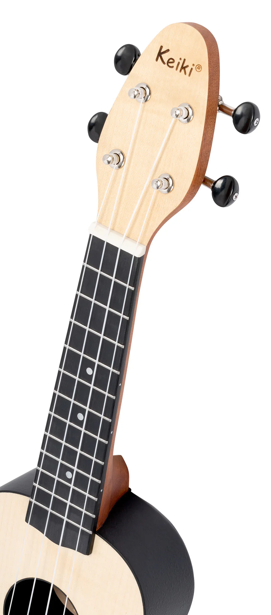 Keiki Soprano Maple Ukulele Left-Handed - Image 5