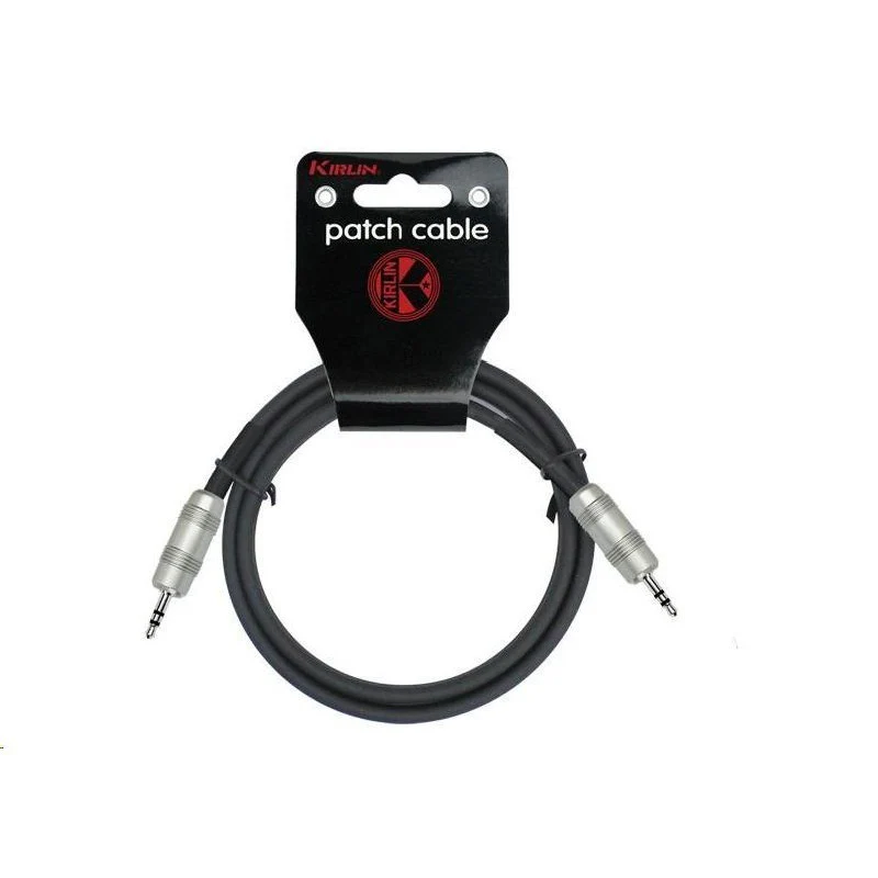 Kirlin AE668L-050BK Patch Cable 0.5 M Mini Jack-Mini