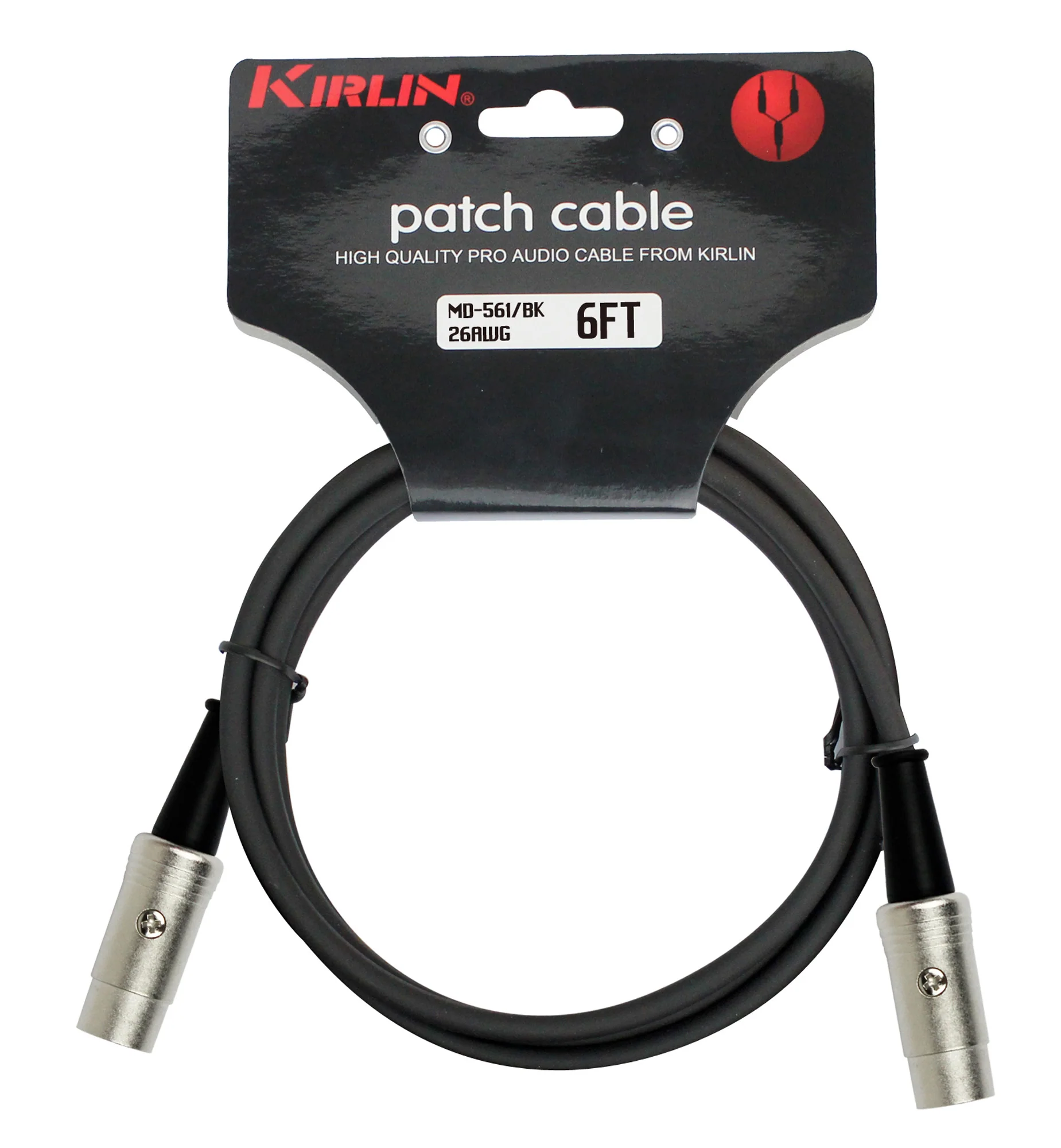 Kirlin MIDI cable MD561-6BK