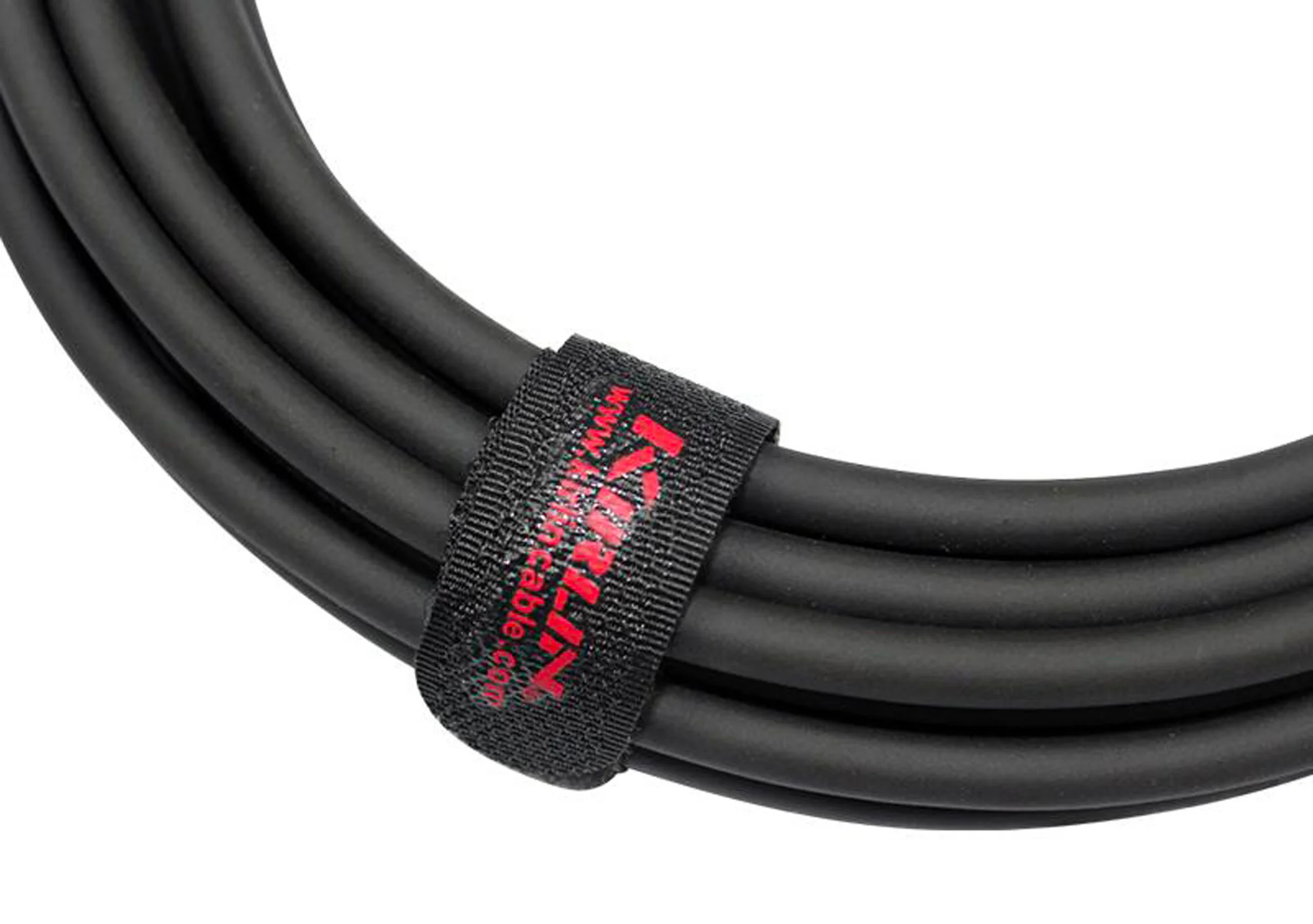 Kirlin IPCH241HRD3BK 3M Guitar Cable, Red Jack - Image 4