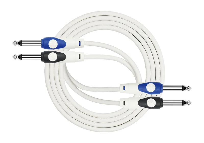 Kirlin LGA406-3WH Patch Cable 2Xjack 3M White