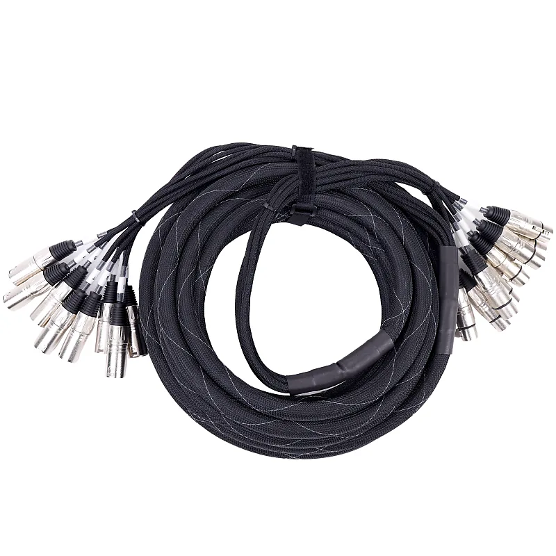 Kirlin MT801-10BK Multipair Cable 8 XLR M XLR F 1