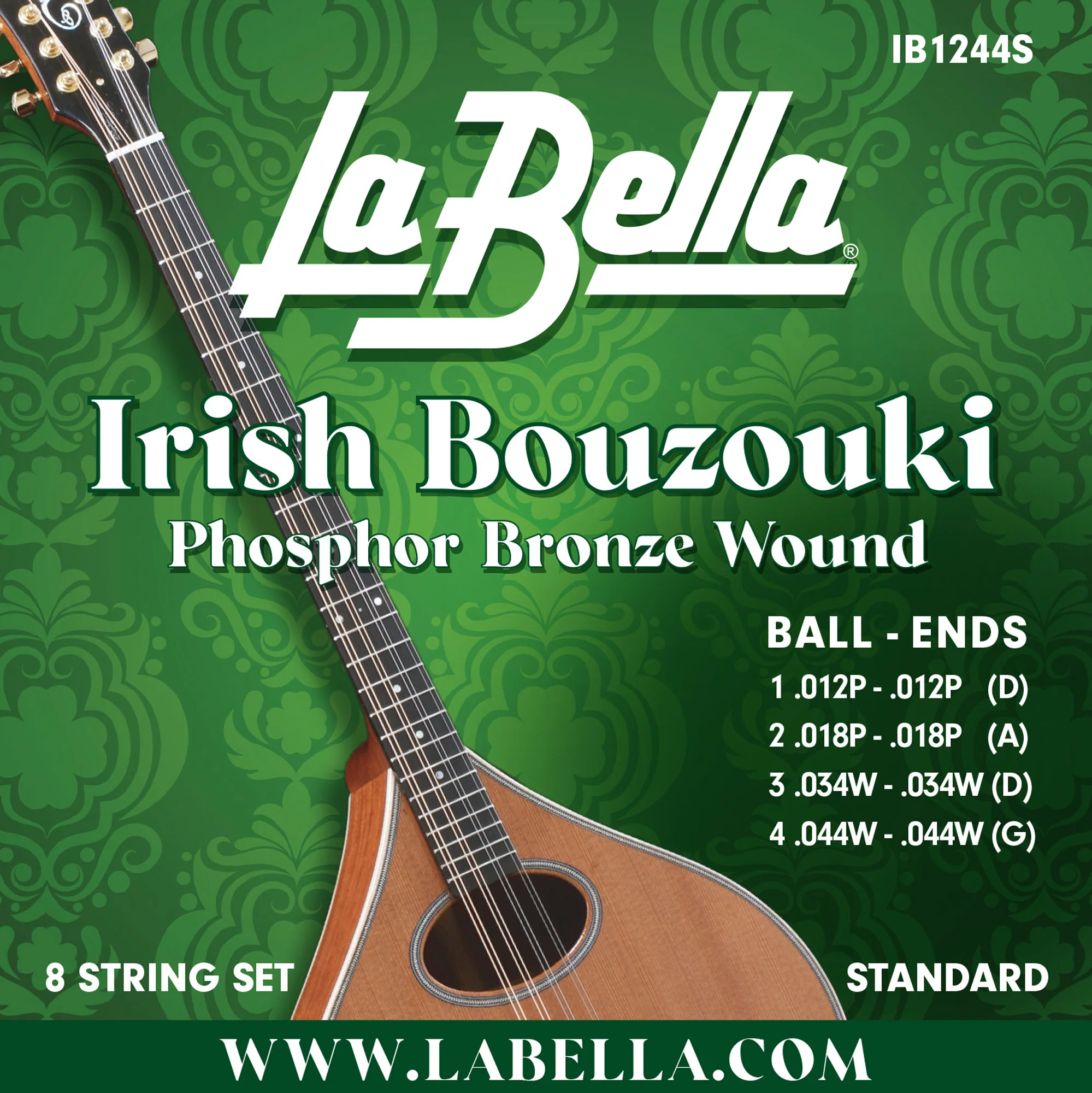 La Bella IB1244S Bouzouki String Set