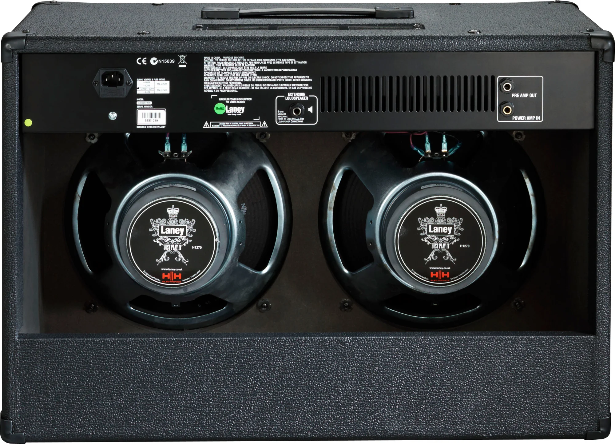 Laney Ampli LX120RT Noir - Image 2